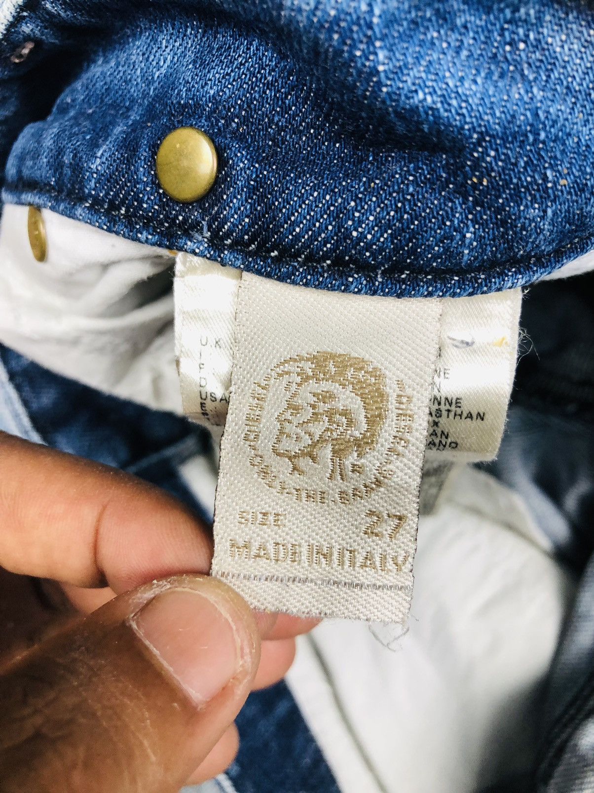 Diesel Diesel Industry Distress Jeans (35) Size US 27 - 15 Thumbnail