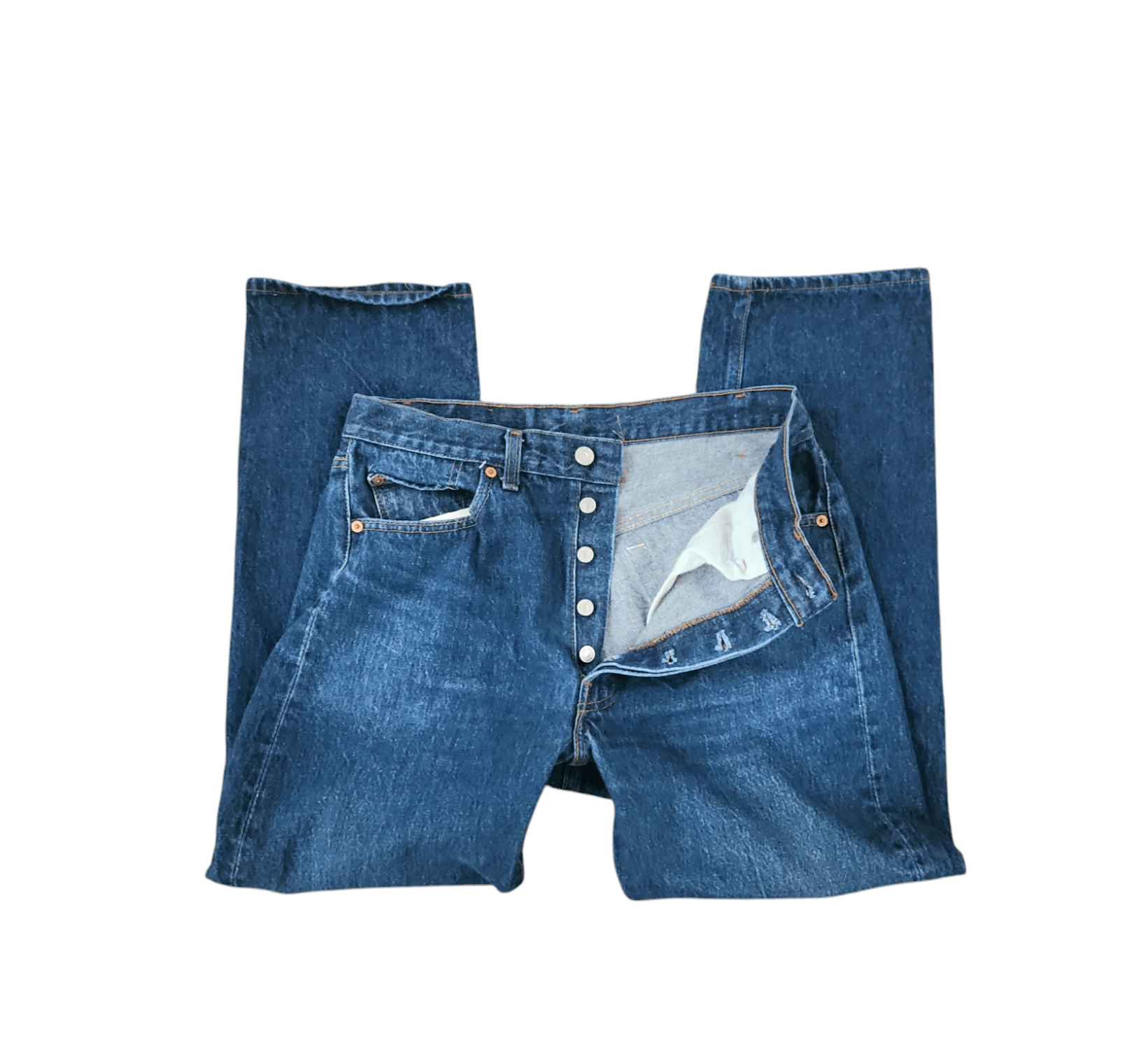 Levi's × Vintage Levi's True Vintage 501 XX USA Made VTG Red Tab OG Blue 34 Size US 34 / EU 50 - 4 Thumbnail