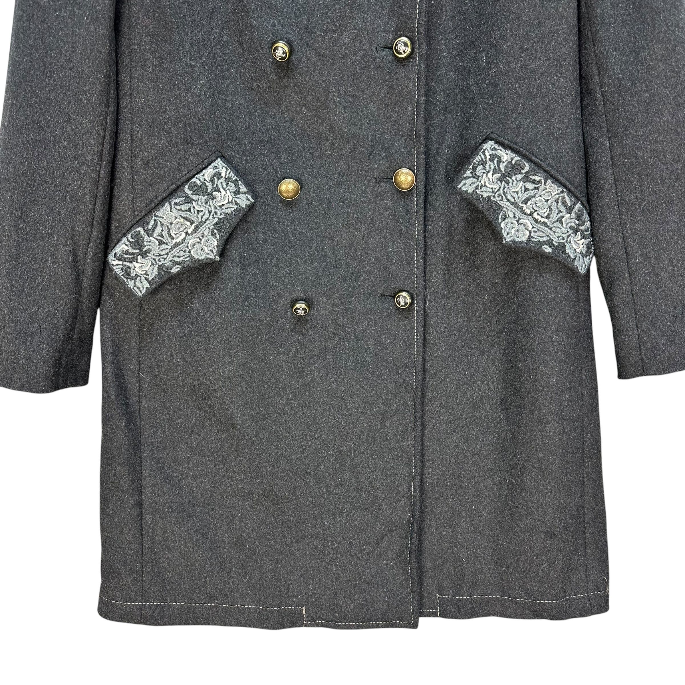 Parasuco PARASUCO CULT C12B Double Breast Long Coat #A65-1557 Size M / US 6-8 / IT 42-44 - 3 Thumbnail