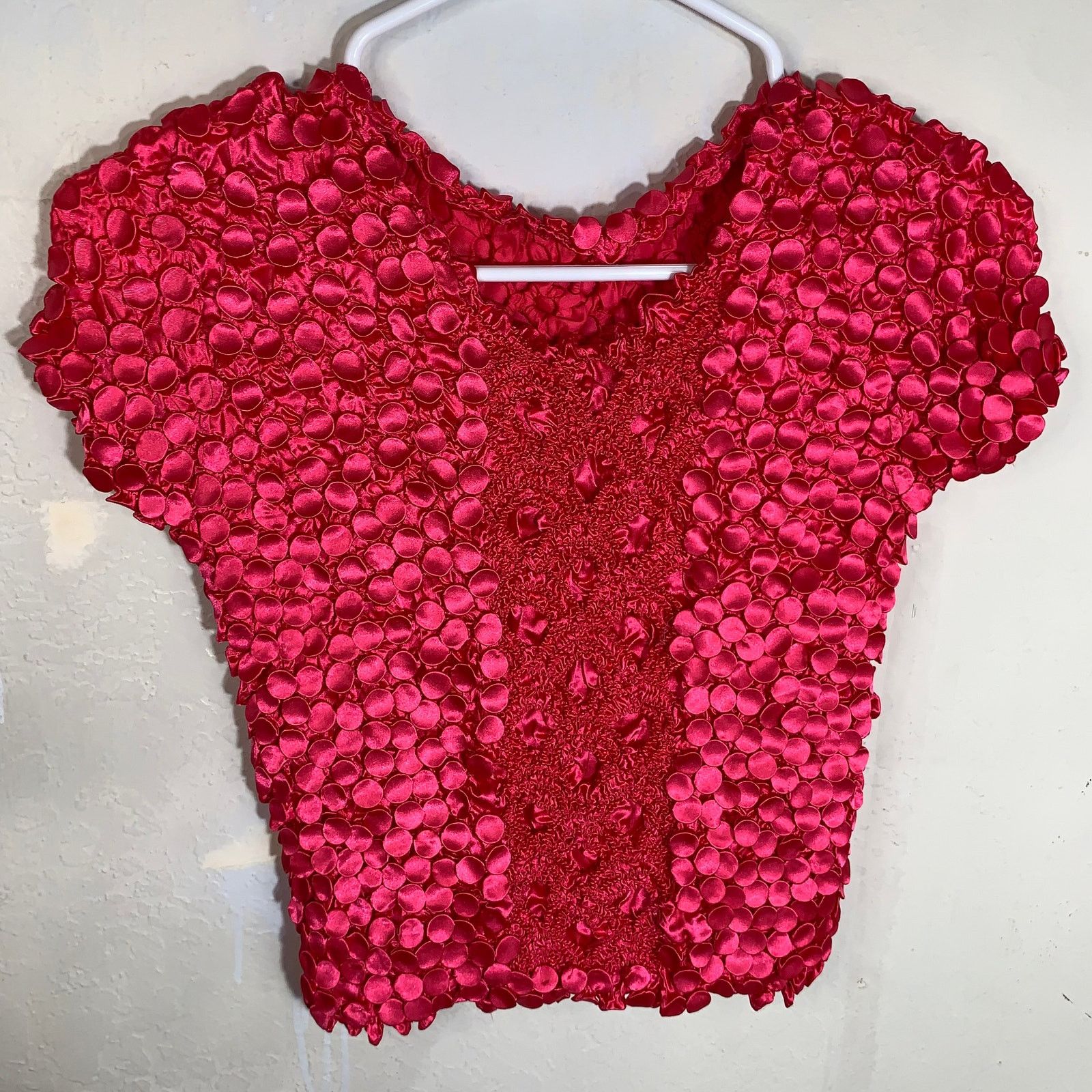 Other Pink Strechable Popcorn Textured Tank Top Size XS Size XS / US 0-2 / IT 36-38 - 6 Thumbnail