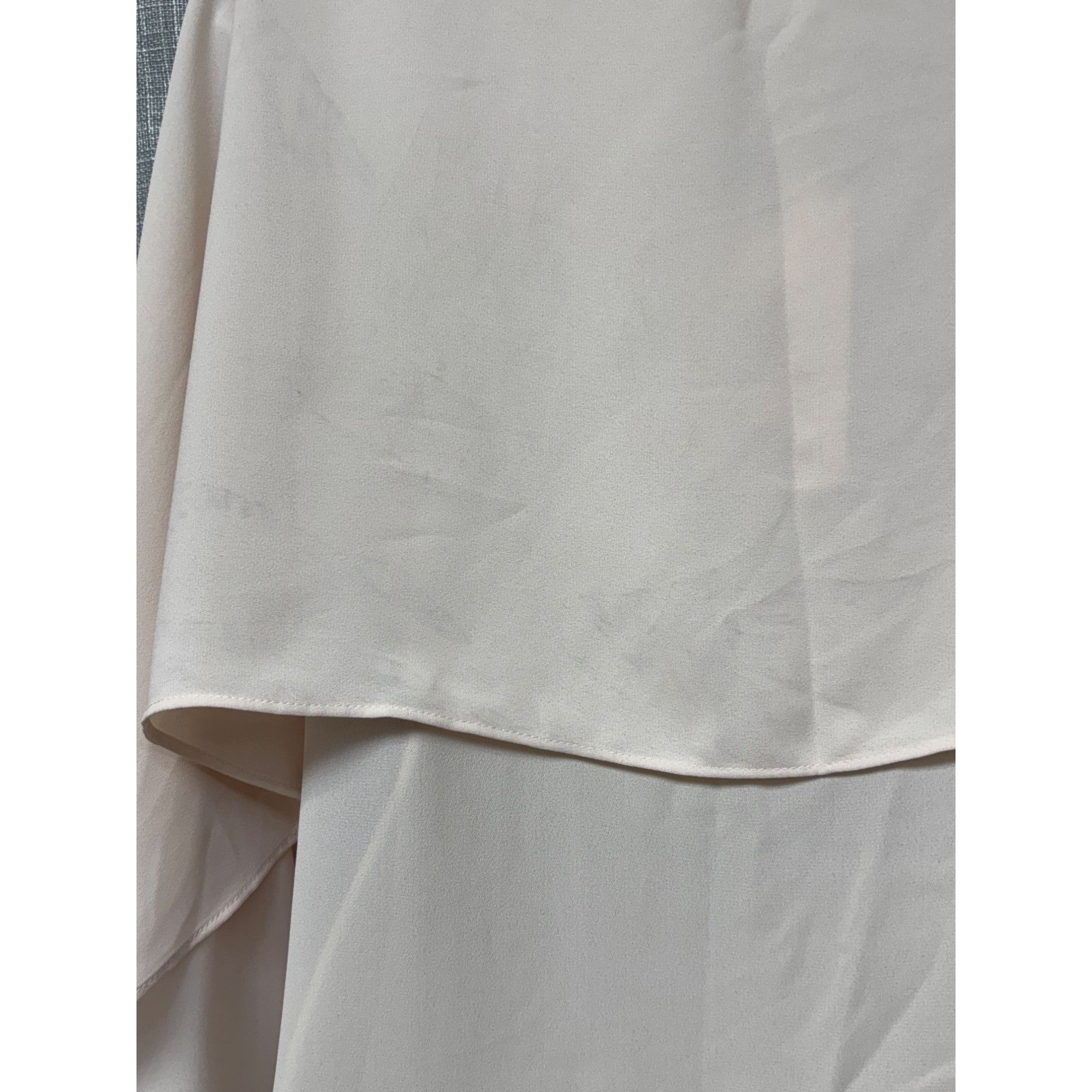 DKNY DKNY Ruffled Cape Top, Blush, Sz. XS-DISCOLORED Size XS / US 0-2 / IT 36-38 - 8 Thumbnail