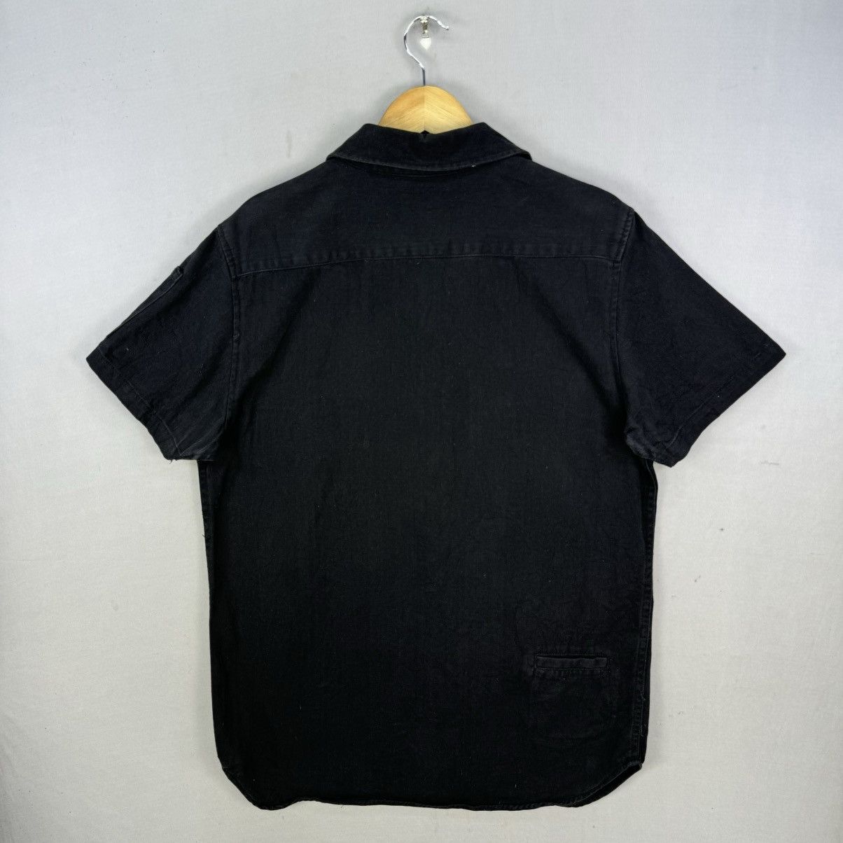 Japanese Brand Manhattan Short Sleeve Work Shirt Size US M / EU 48-50 / 2 - 5 Thumbnail