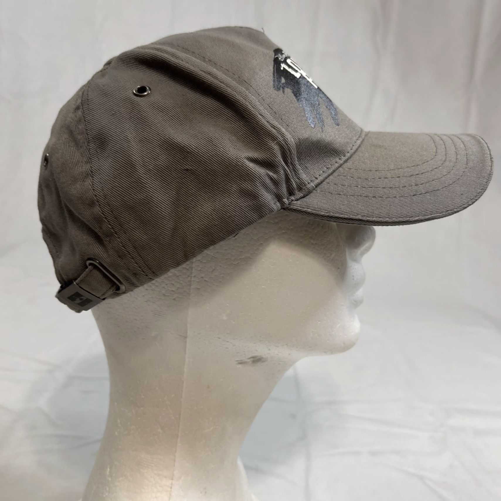 Disney Disney Lone Ranger Baseball Cap Hat Raven Graphic Strapback Armie Hammer Men One Size Gray Army Cap Size ONE SIZE - 4 Thumbnail