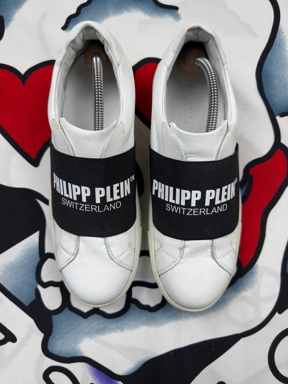 Philipp Plein PHILIPP PLEIN Leather LO-TOP Sneakers Size US 8 / EU 41 - 2 Thumbnail