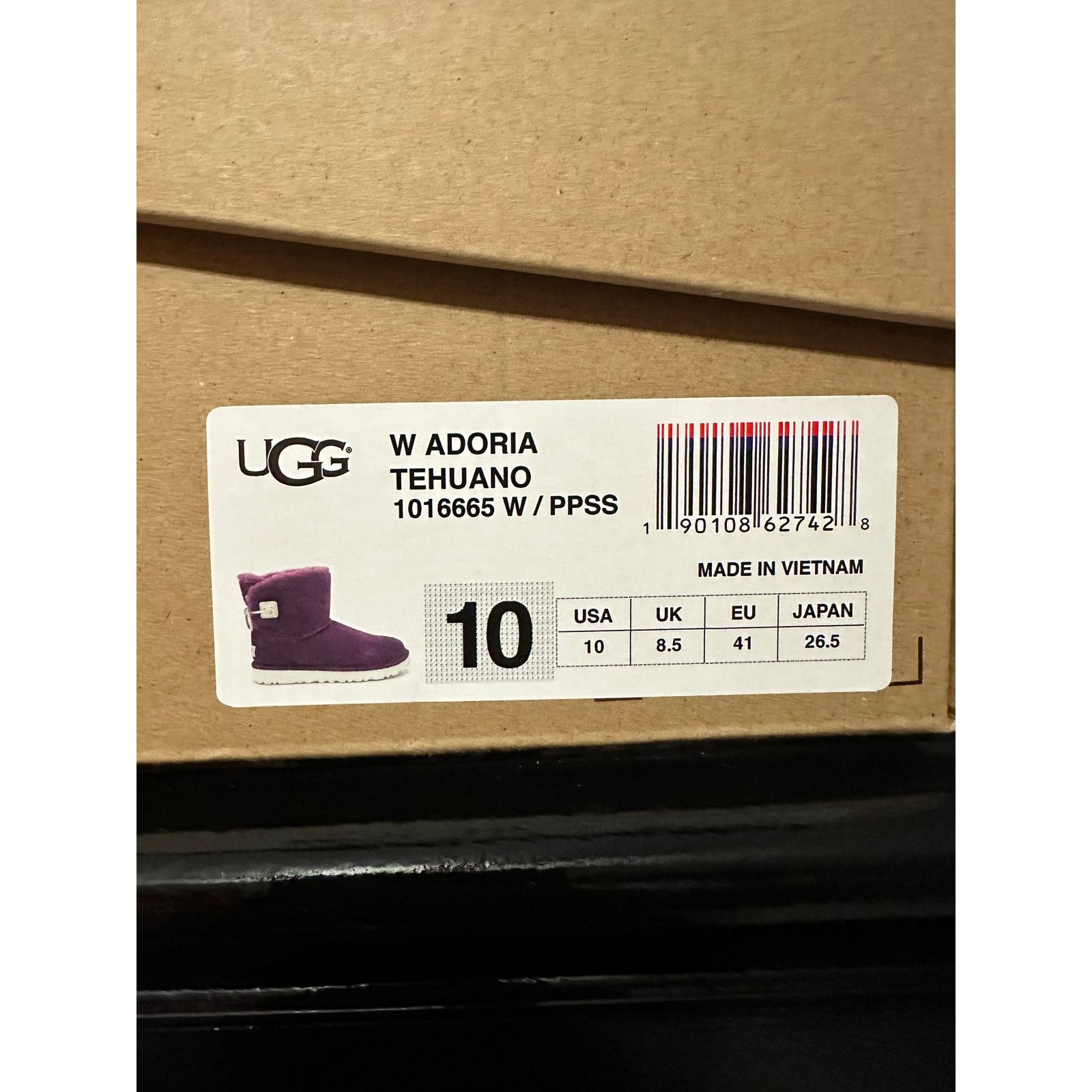 Ugg UGG PREOWNED EXCELLENT CONDITION - Purple suede boots lined Size US 10 / IT 40 - 13 Thumbnail