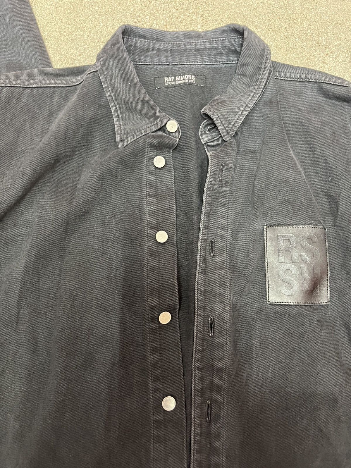 Raf Simons Raf Simons Denim Button Down Shirt Size US L / EU 52-54 / 3 - 2 Thumbnail