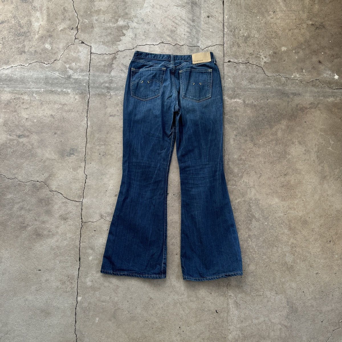 G-Star × Vintage Vintage 2000's G-Star Raw 3301 Bootcut Flared Denim Size 29" - 2 Thumbnail