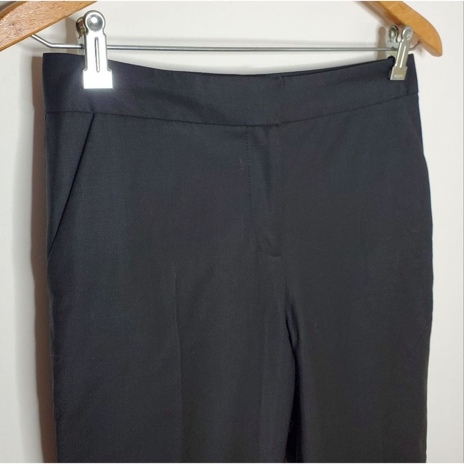Reiss Reiss Black Lyon Satin Tuxedo Stripe Trim Ankle Trouser Sz 4 Size 27" / US 4 / IT 40 - 3 Thumbnail