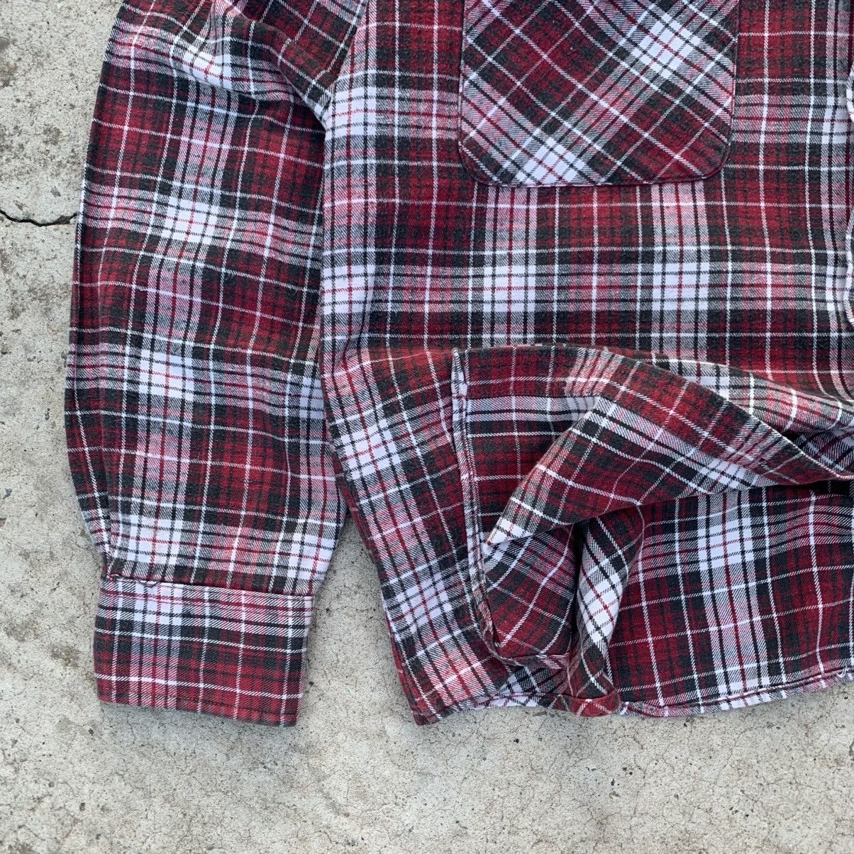 Flannel Vintage Japanese Style Flannel Druzhba KNR Checkered Shirt Size US M / EU 48-50 / 2 - 4 Thumbnail