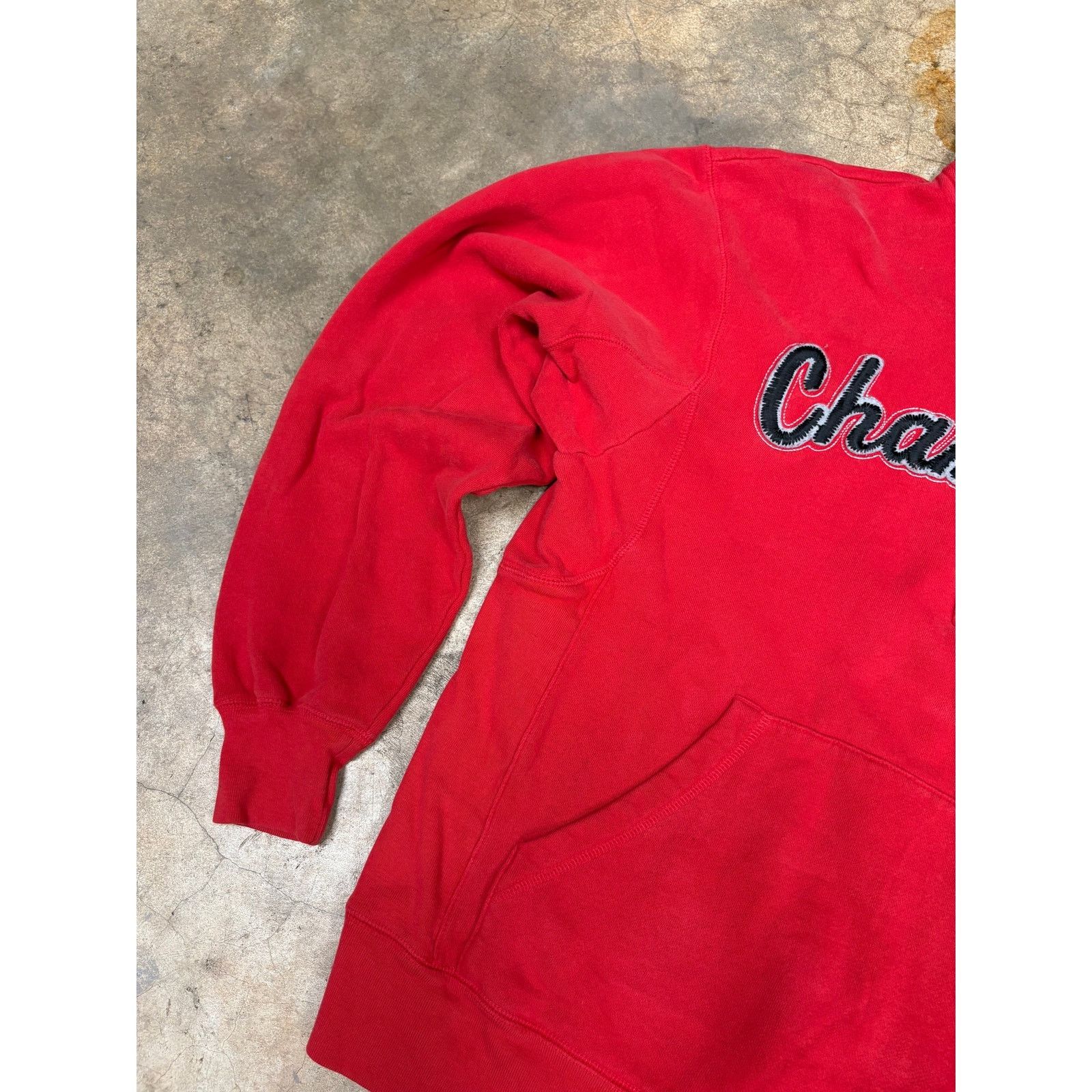Champion Vintage Champion Reverse Weave Half-Zip Red Hoodie M Size US M / EU 48-50 / 2 - 12 Thumbnail
