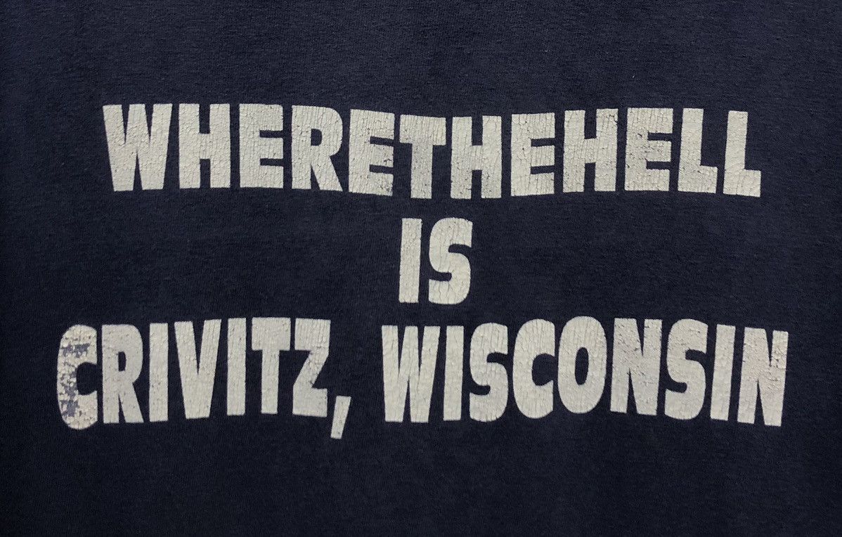 Vintage Vintage Wisconsin Made In Usa T-Shirt Size US L / EU 52-54 / 3 - 4 Thumbnail