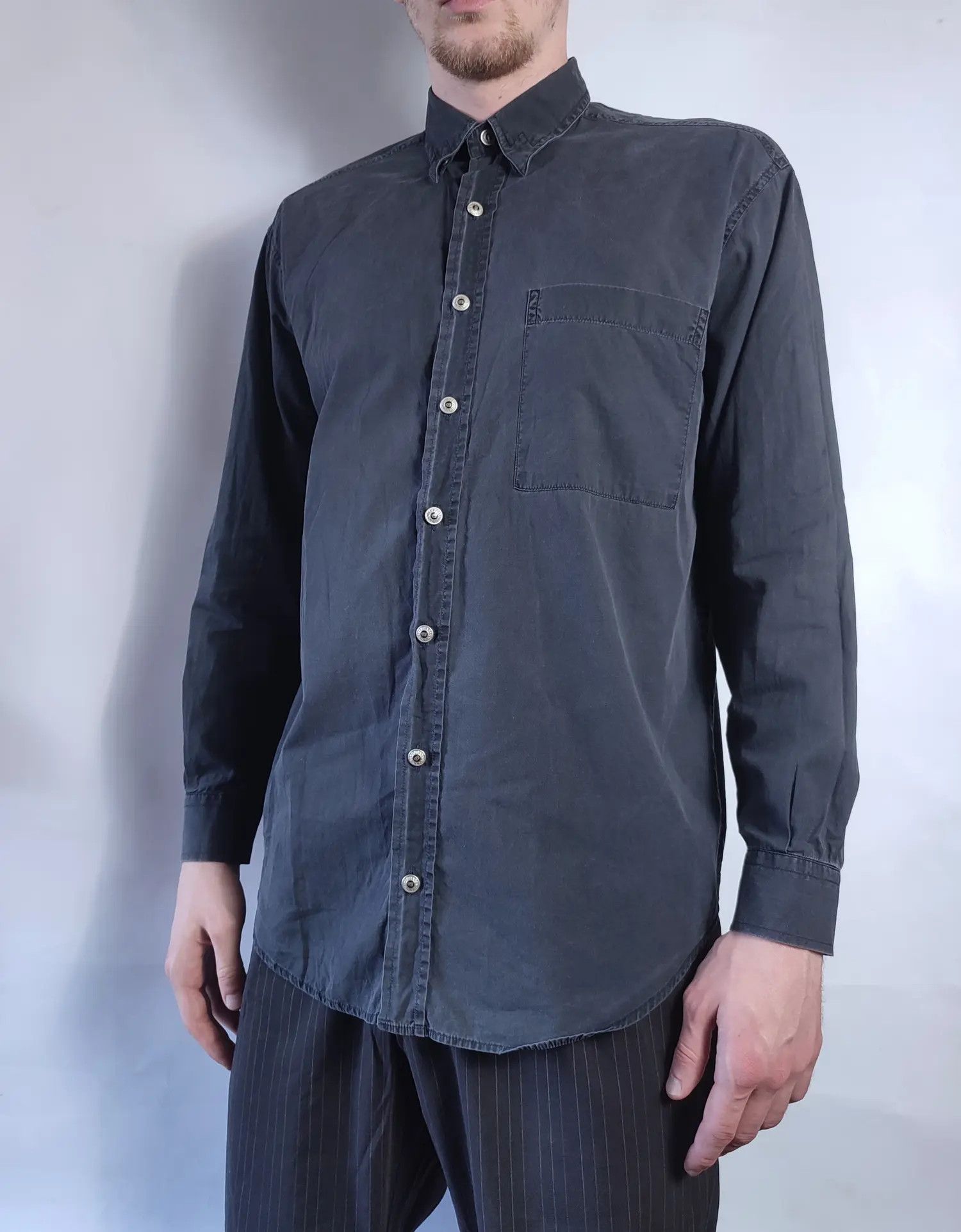 【美品】 VERSACE CLASSIC V2 OUTER SHIRT 52 90_E75GALYS2-ECN002_E899_10_V~