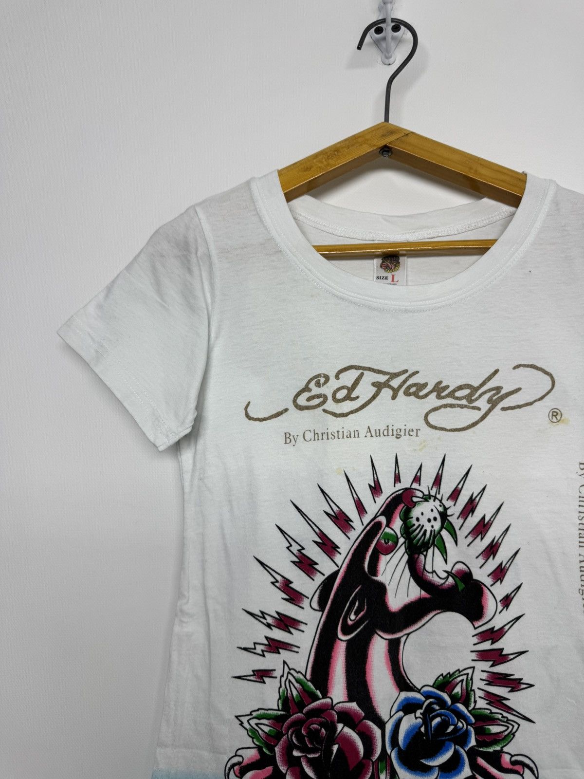 Ed Hardy Vintage Ed Hardy by Christian Audigier T-Shirt Size L / US 10 / IT 46 - 8 Thumbnail