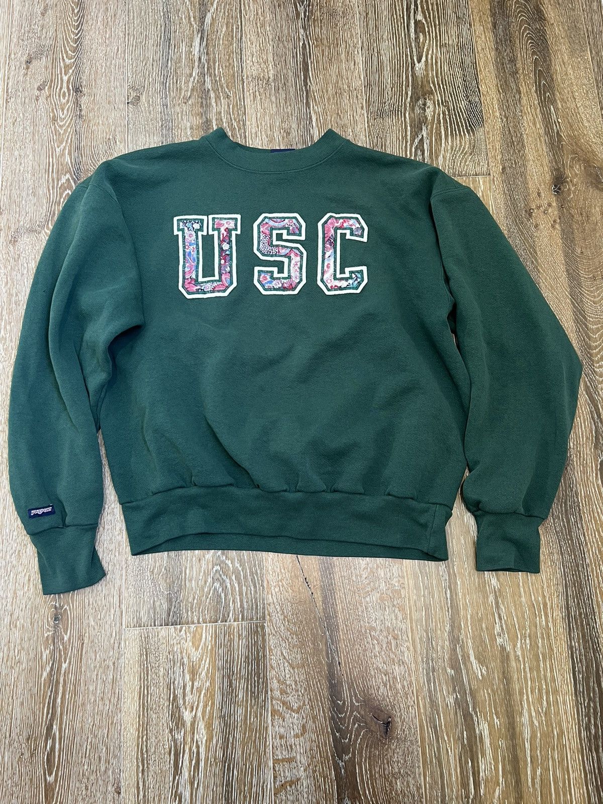 Jansport Vintage USC Jansport floral Crewneck Size US L / EU 52-54 / 3 - 1 Thumbnail