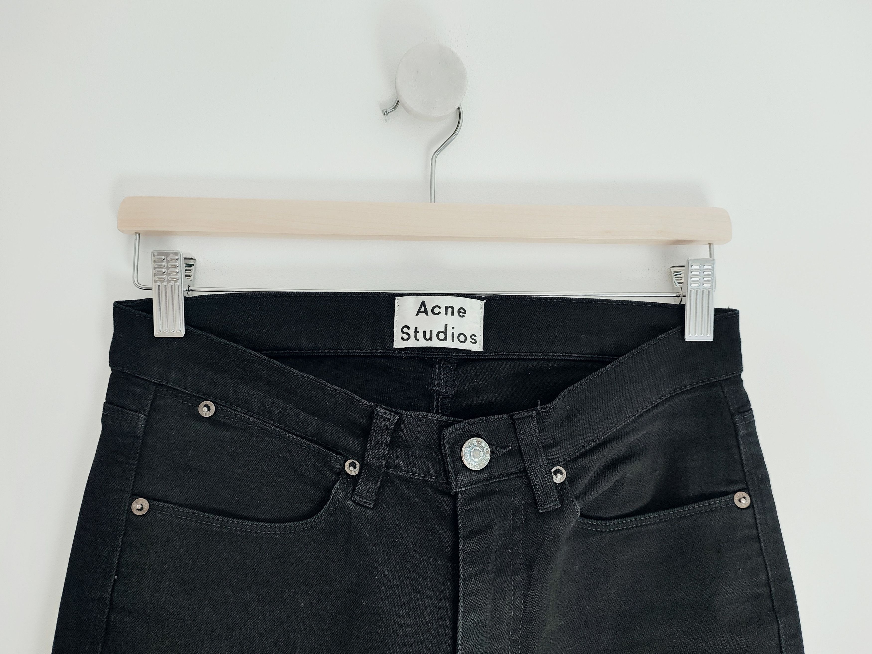 Acne Studios Acne Studios Max Stay Cash Jeans 28/32 – Black Size US 28 / EU 44 - 3 Thumbnail
