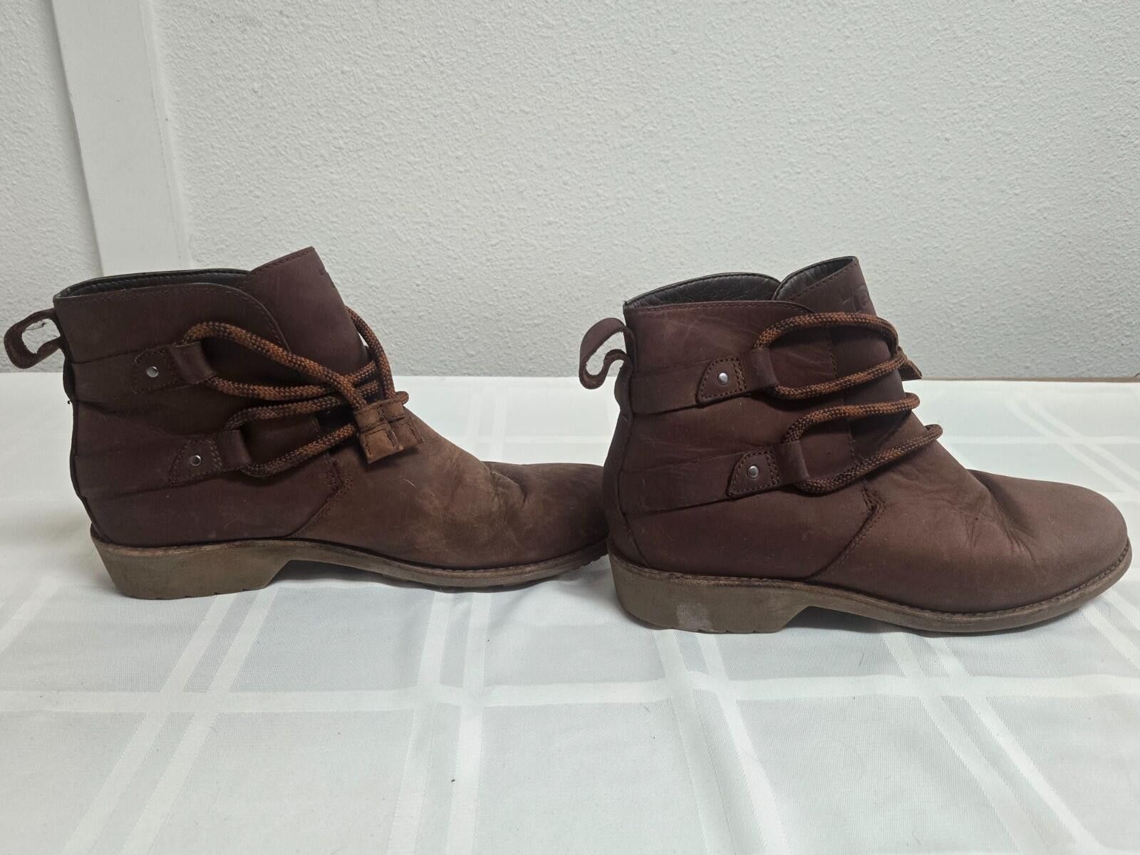 Teva Teva Sz 8 Leather Ankle Boots Dos Waterproof Quiet Luxury Size US 8 / IT 38 - 6 Thumbnail