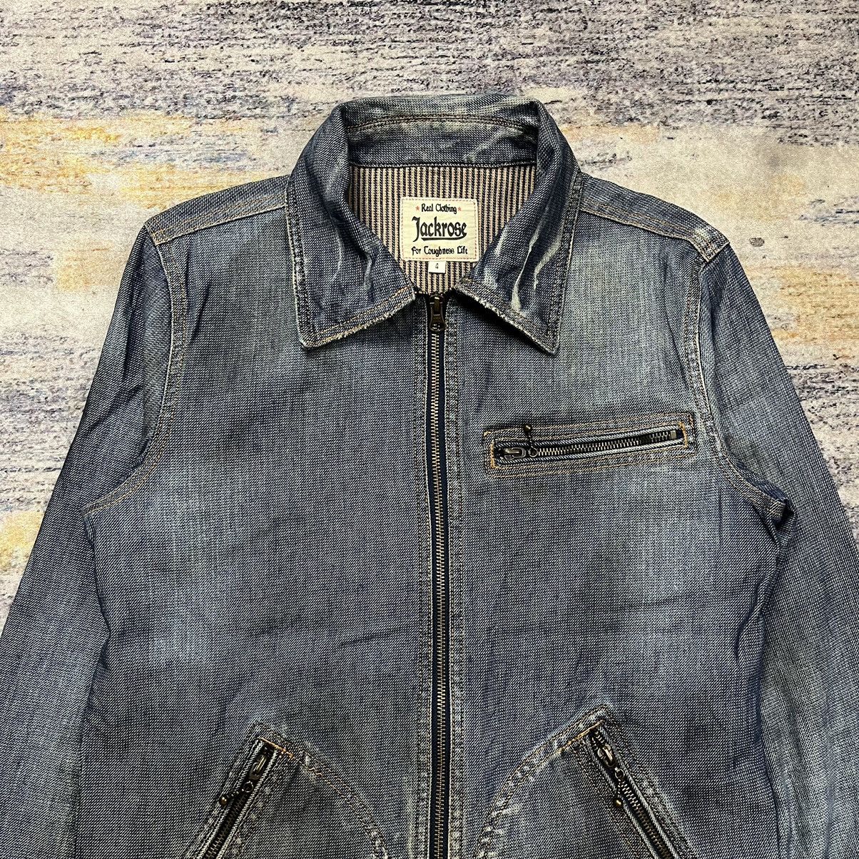 JACKROSE Jackrose single riders bikers denim jacket Size US M / EU 48-50 / 2 - 4 Thumbnail