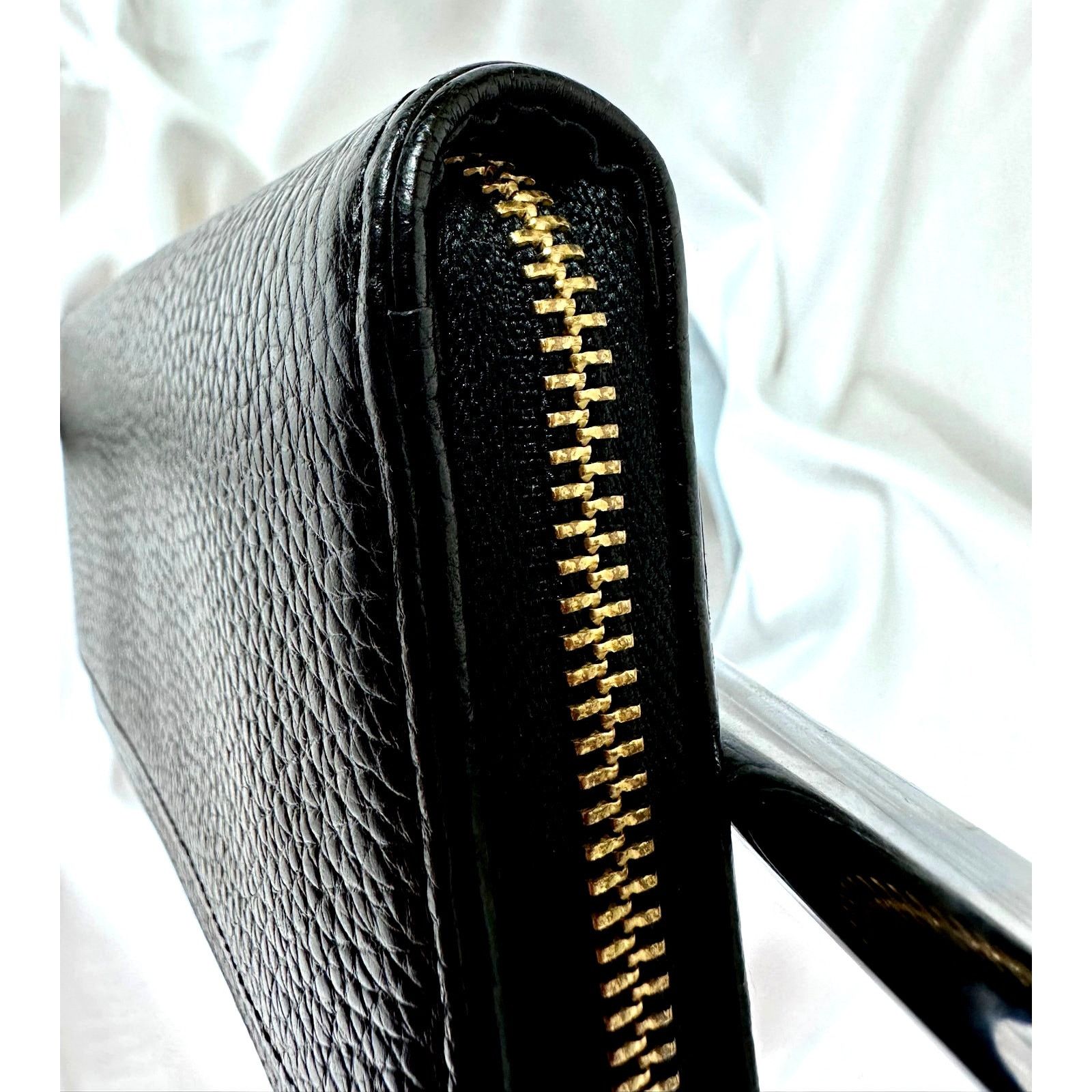 Kate Spade Kate Spade Chester St Pebble Leather Zip Around Wallet Black Size ONE SIZE - 7 Thumbnail