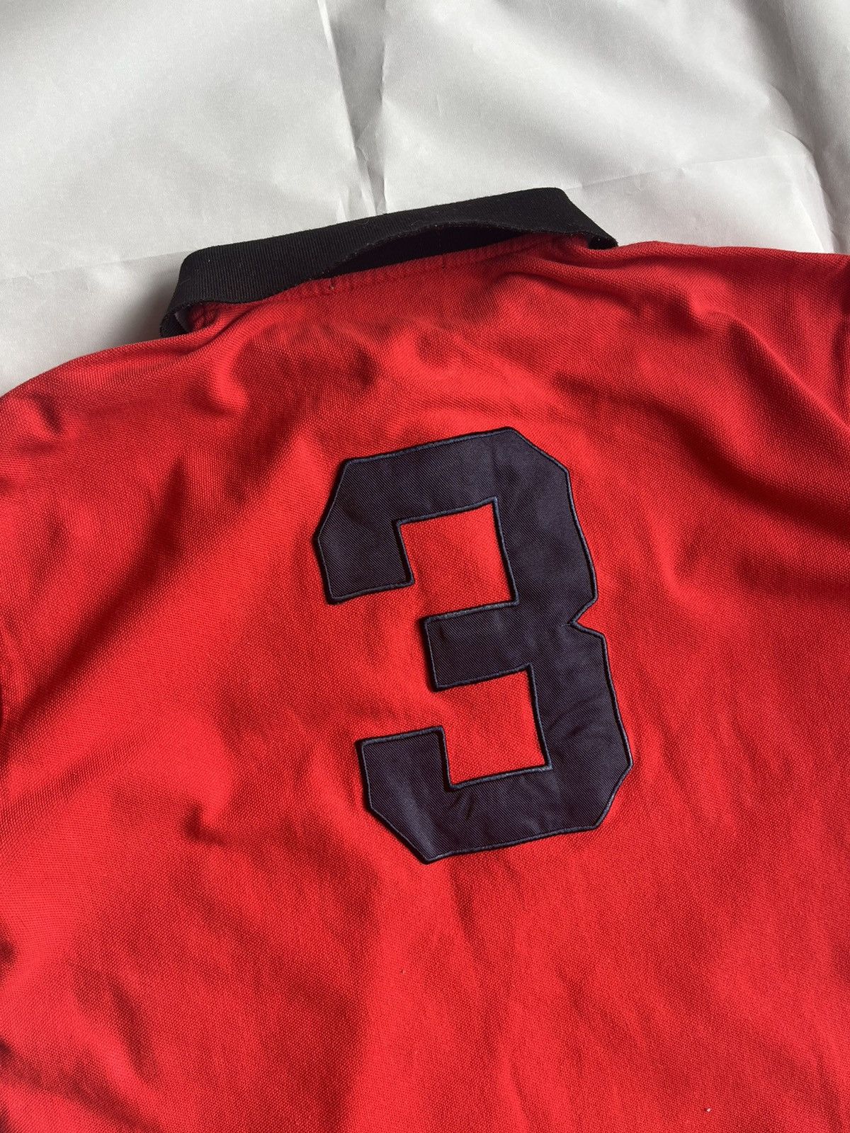 Japanese Brand × Polo Ralph Lauren Ralph Lauren Polo Chicago Red Jersey (Tagged XXL, Fits L) Size US L / EU 52-54 / 3 - 7 Thumbnail