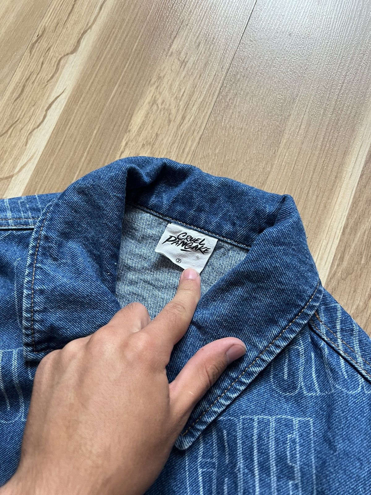 Designer × Japanese Brand Cruel pancake Levi’s denim jacket avant garde cargo y2k Size US M / EU 48-50 / 2 - 5 Thumbnail