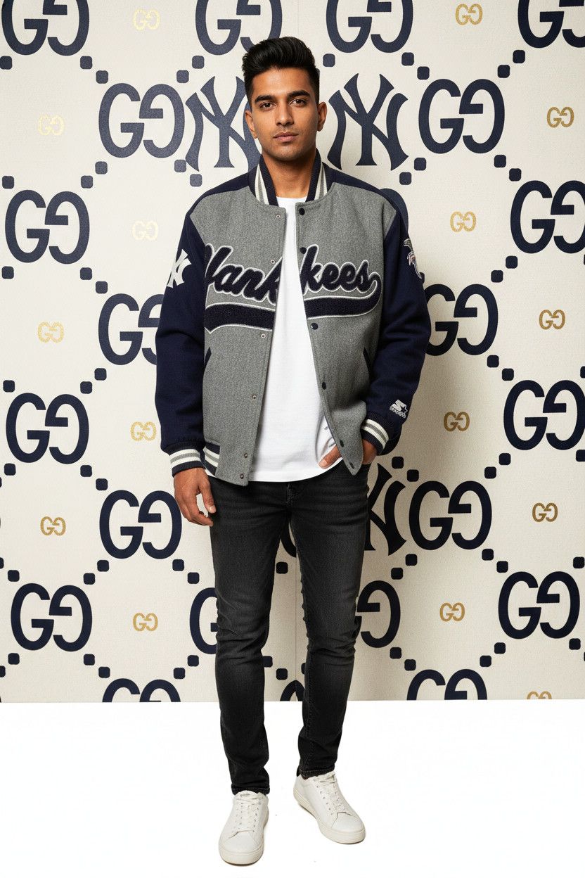 New York Yankees 🔥 vintage varsity starter bomber wool yankees size S Size US S / EU 44-46 / 1 - 2 Thumbnail