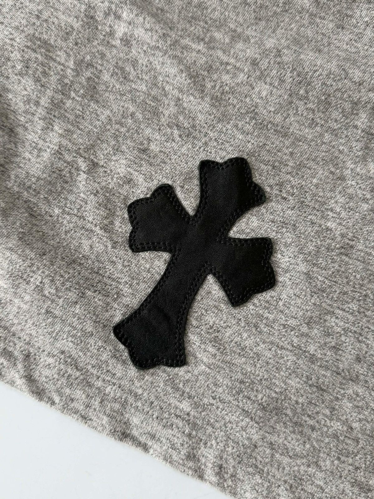 Chrome Hearts Chrome Hearts Gray BS Fleur Button Henley Neck Short Sleeve Size US L / EU 52-54 / 3 - 7 Thumbnail