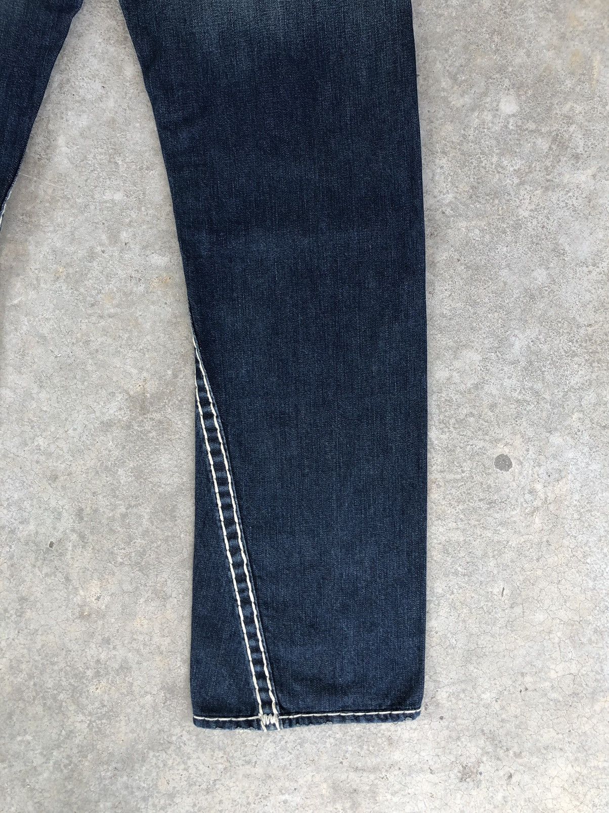 True Religion Vintage True Religion Mini Flared White Stitch Distressed Size US 31 - 13 Thumbnail