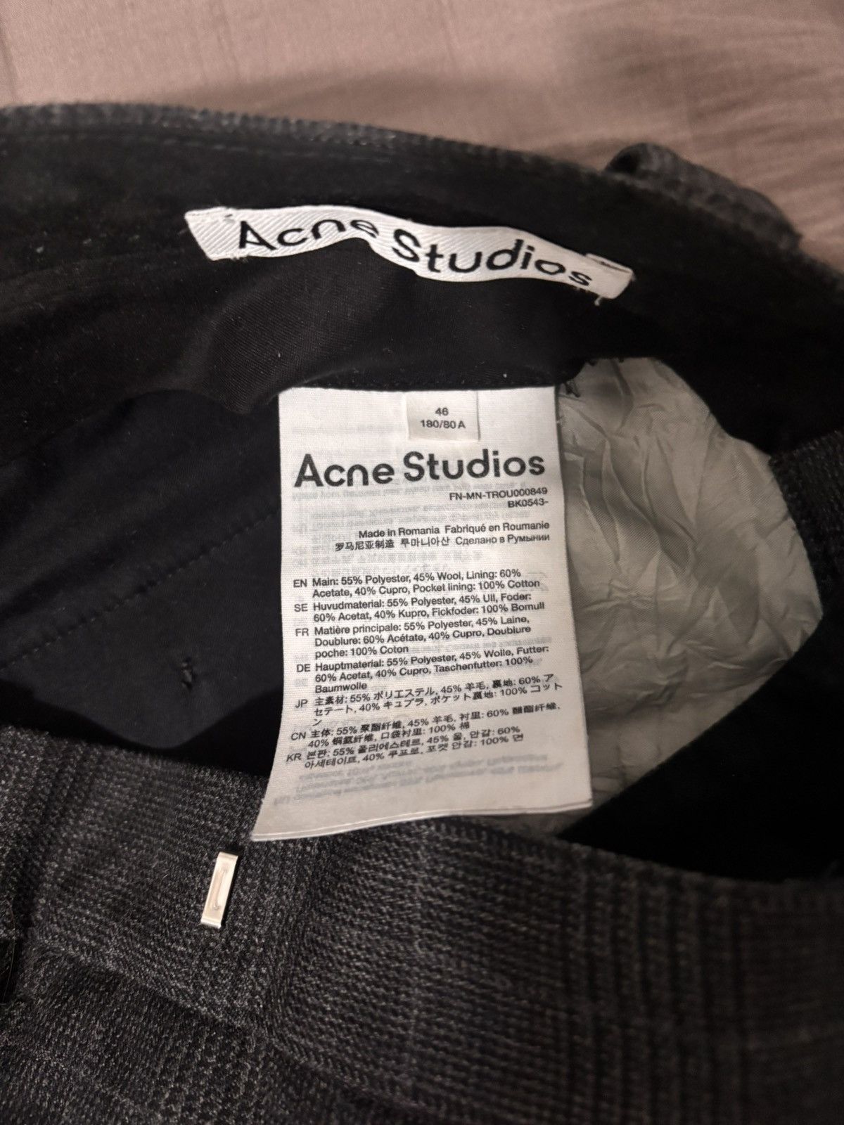 Acne Studios Acne studios mens pants Size US 44 / EU 60 - 5 Thumbnail