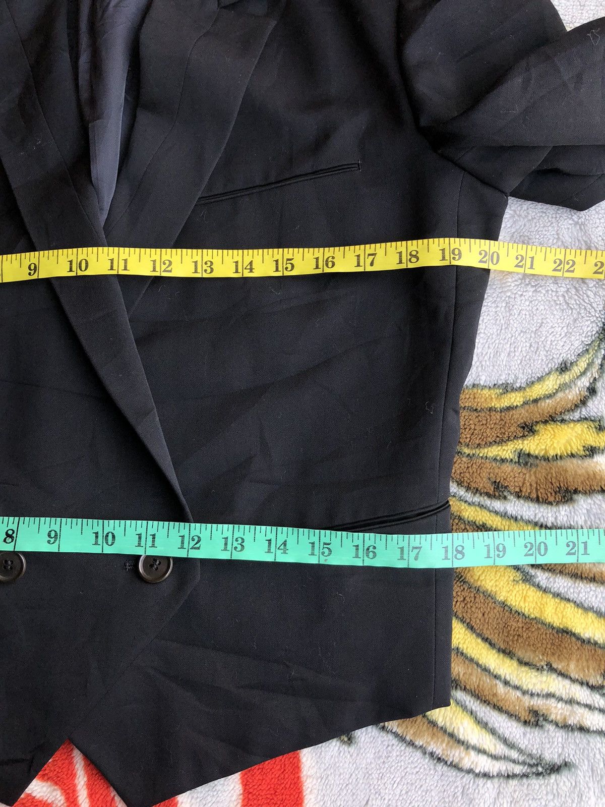 Issey Miyake Vintage Issey Miyake Men Double Breasted Blazer Black Size S Size US S / EU 44-46 / 1 - 13 Thumbnail