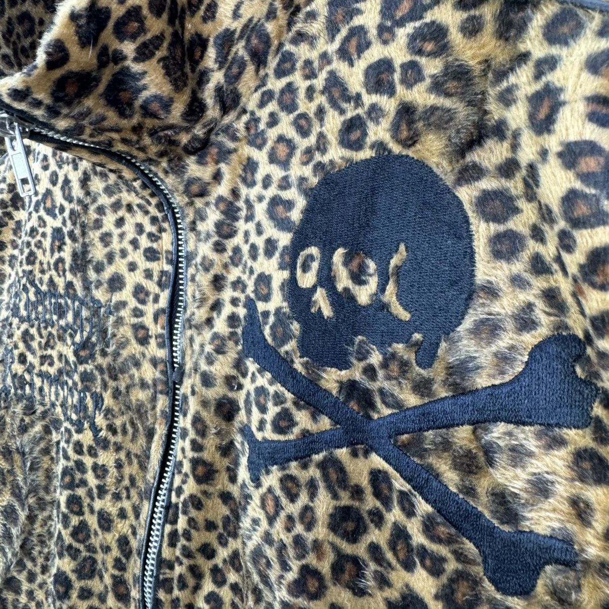 Japanese Brand C.D.S Black Sense Leopard Print Track Jacket Size US M / EU 48-50 / 2 - 8 Thumbnail