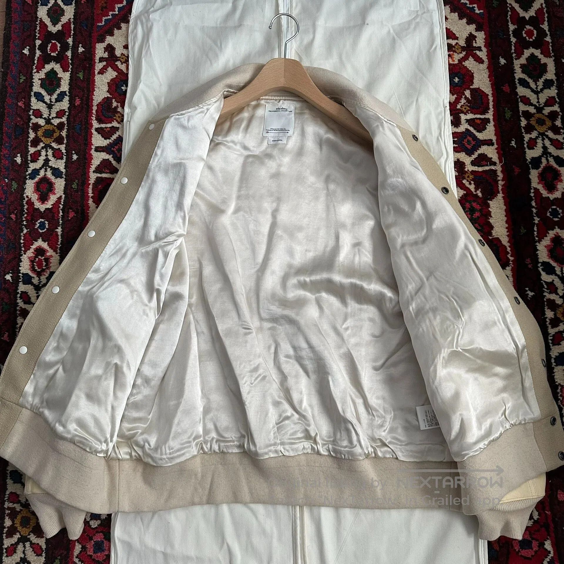 Visvim VISVIM Varsity Jacket in Beige. Size US XL / EU 56 / 4 - 7 Thumbnail