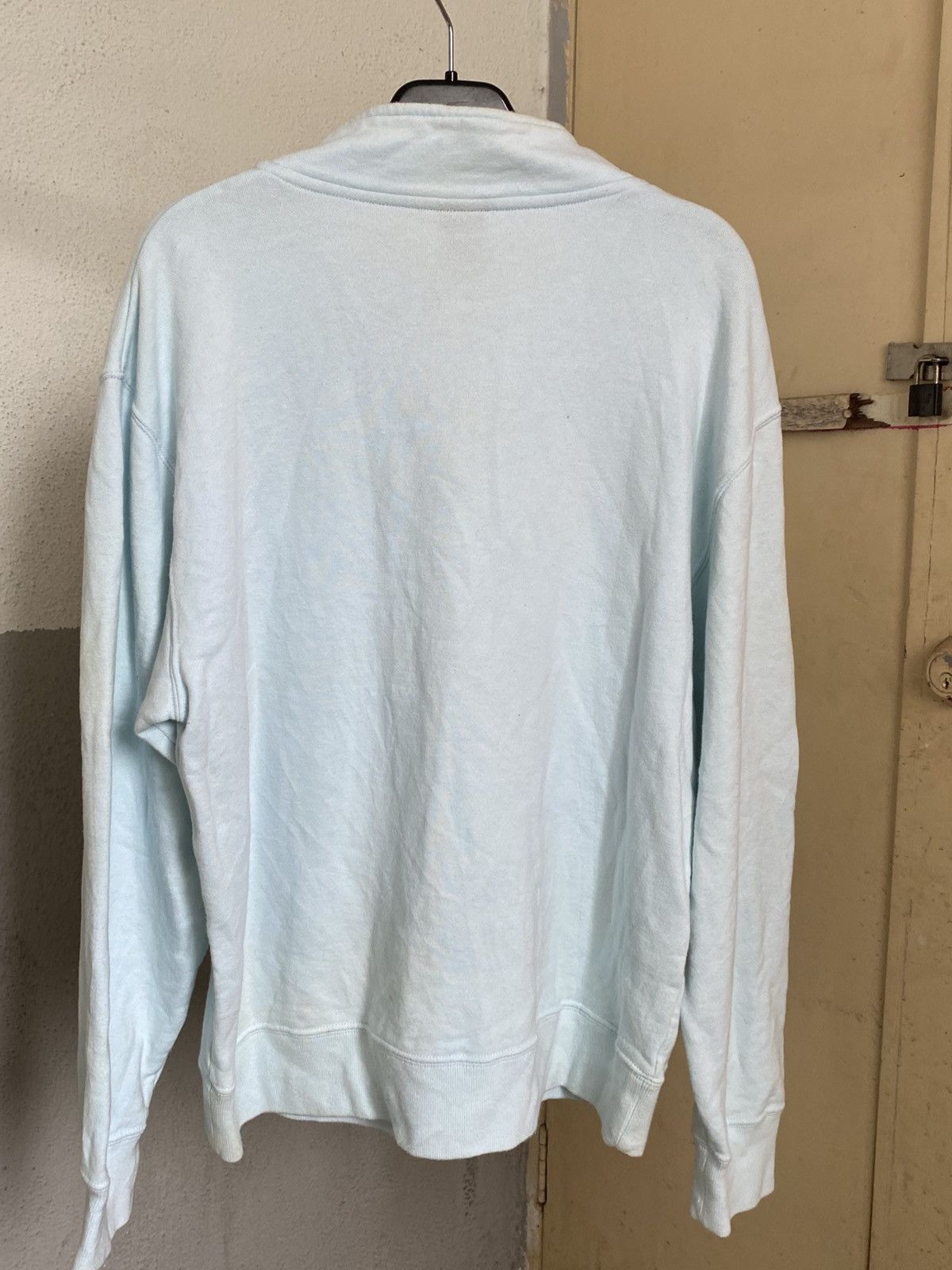 Number (N)ine Number Nine Light Blue Quarter Zip Longsleeve Size US L / EU 52-54 / 3 - 2 Thumbnail