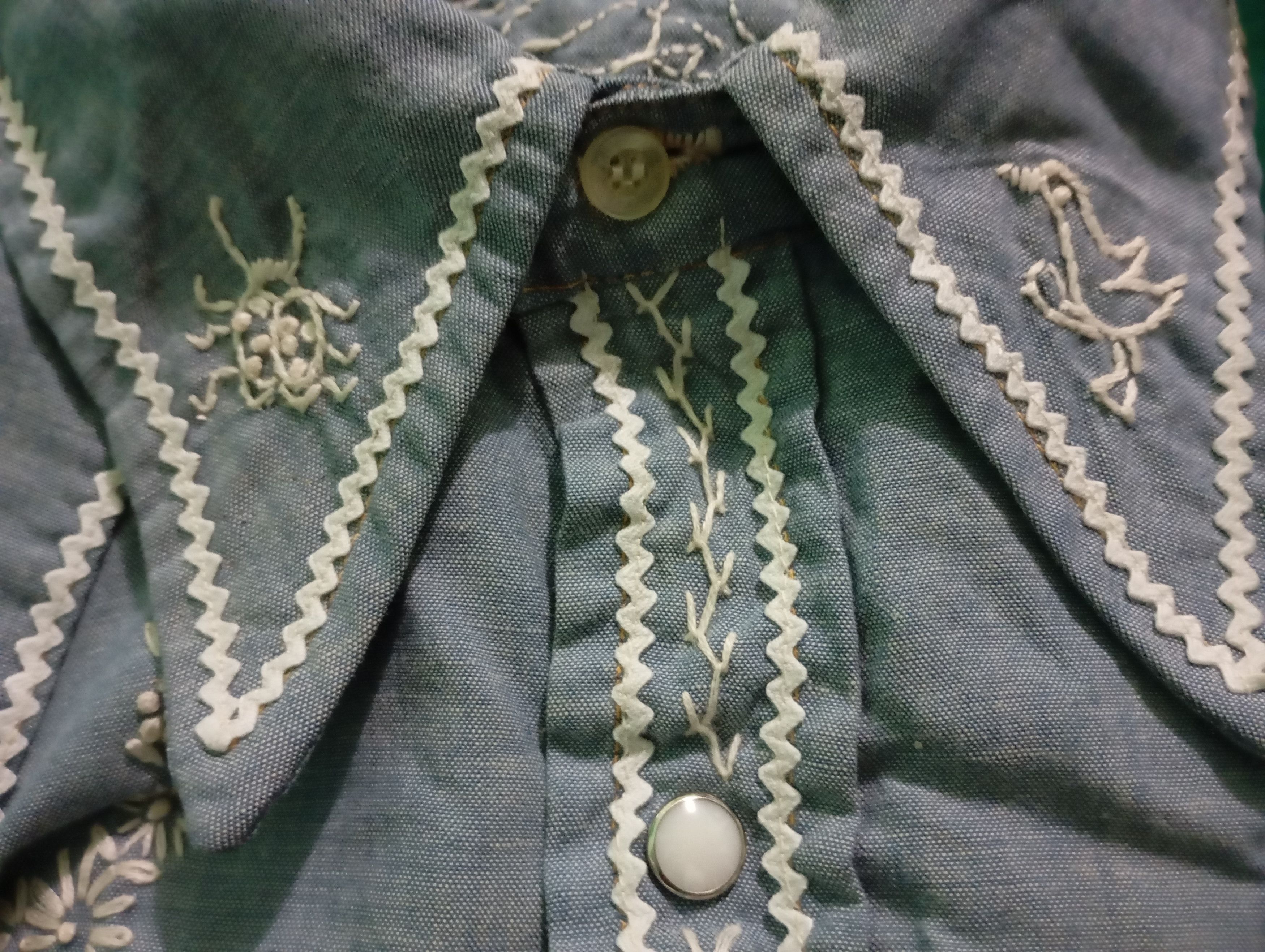 Vintage Vintage Work Shirts Embroidered Made in USA Size M / US 6-8 / IT 42-44 - 9 Thumbnail
