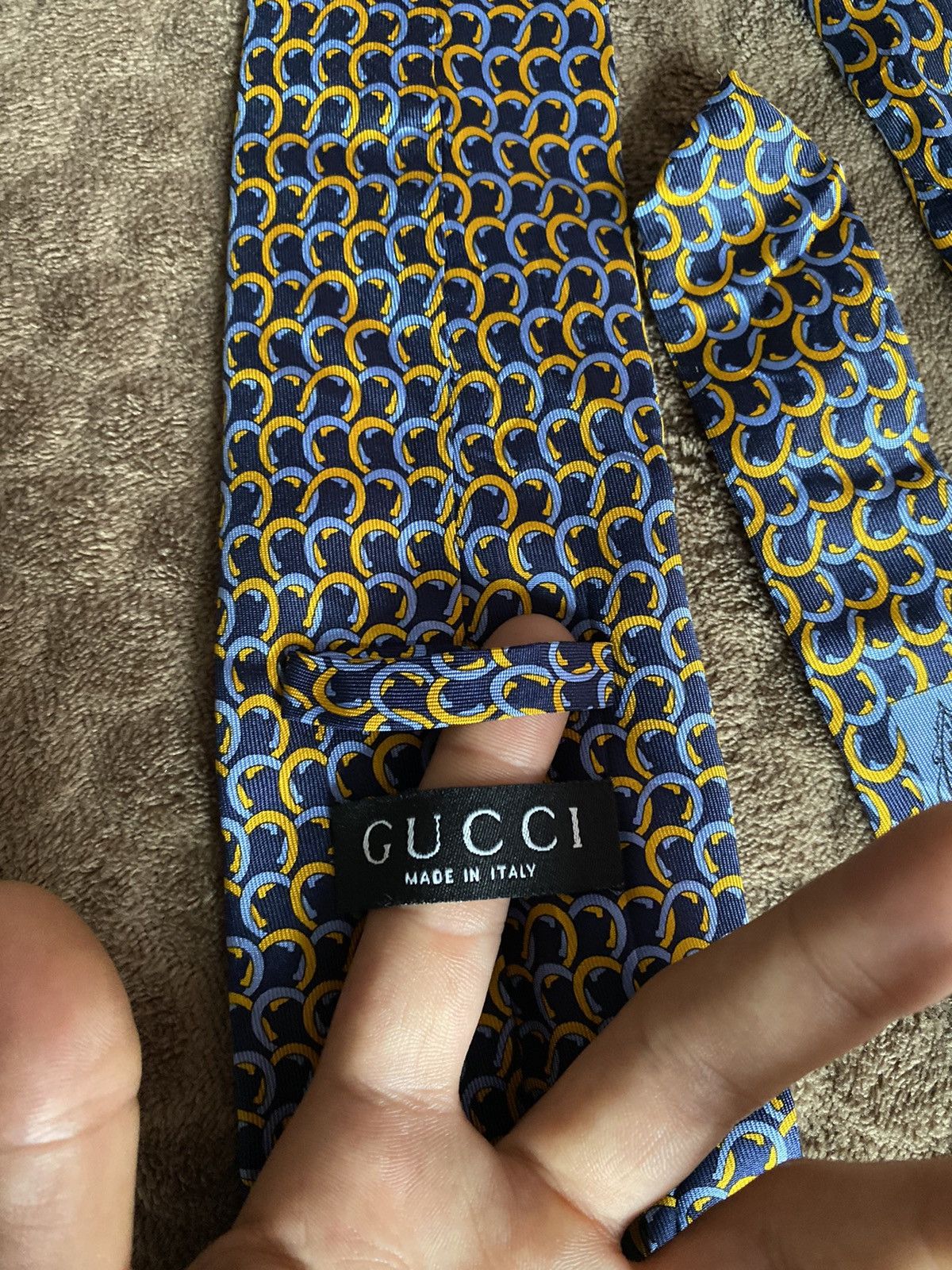 Gucci Vintage Gucci tie Size ONE SIZE - 5 Thumbnail