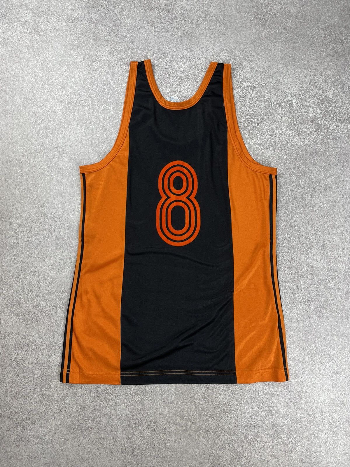 Adidas Vintage Adidas 70-80’s Tank Top Running Jersey #8 Size M-L Size US M / EU 48-50 / 2 - 8 Thumbnail