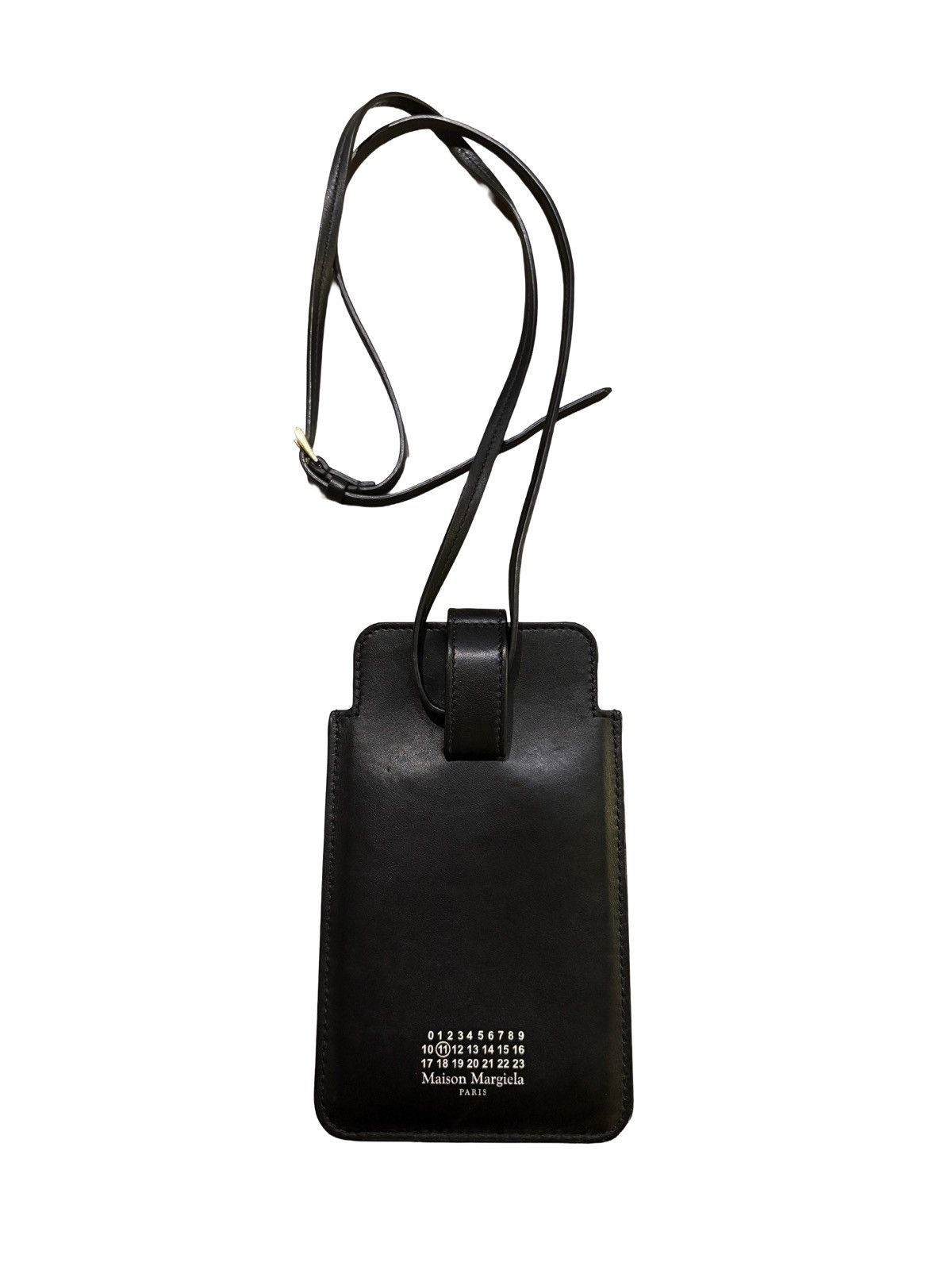 Maison Margiela Maison Margiela Black Leather Four Stitch Crossbody Bag Size ONE SIZE - 2 Thumbnail