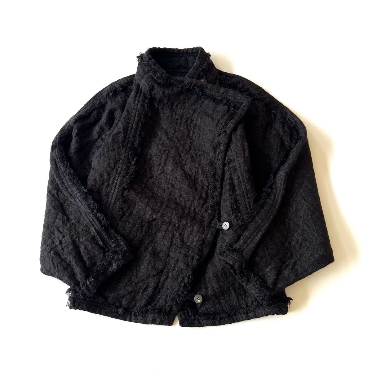 Issey Miyake GRAIL 80's Issey Miyake Oversized Hemp Cocoon Coat Kimono Size US M / EU 48-50 / 2 - 3 Thumbnail