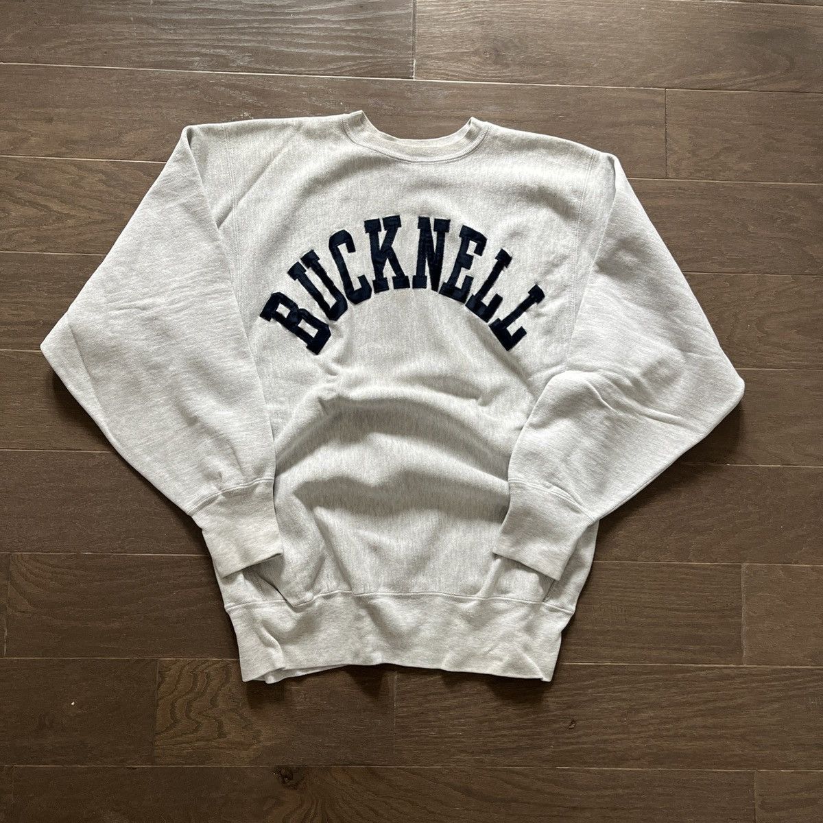 Champion × Vintage Vintage 80s Champion Reverse Weave Crewneck Bucknell Size US XL / EU 56 / 4 - 1 Thumbnail