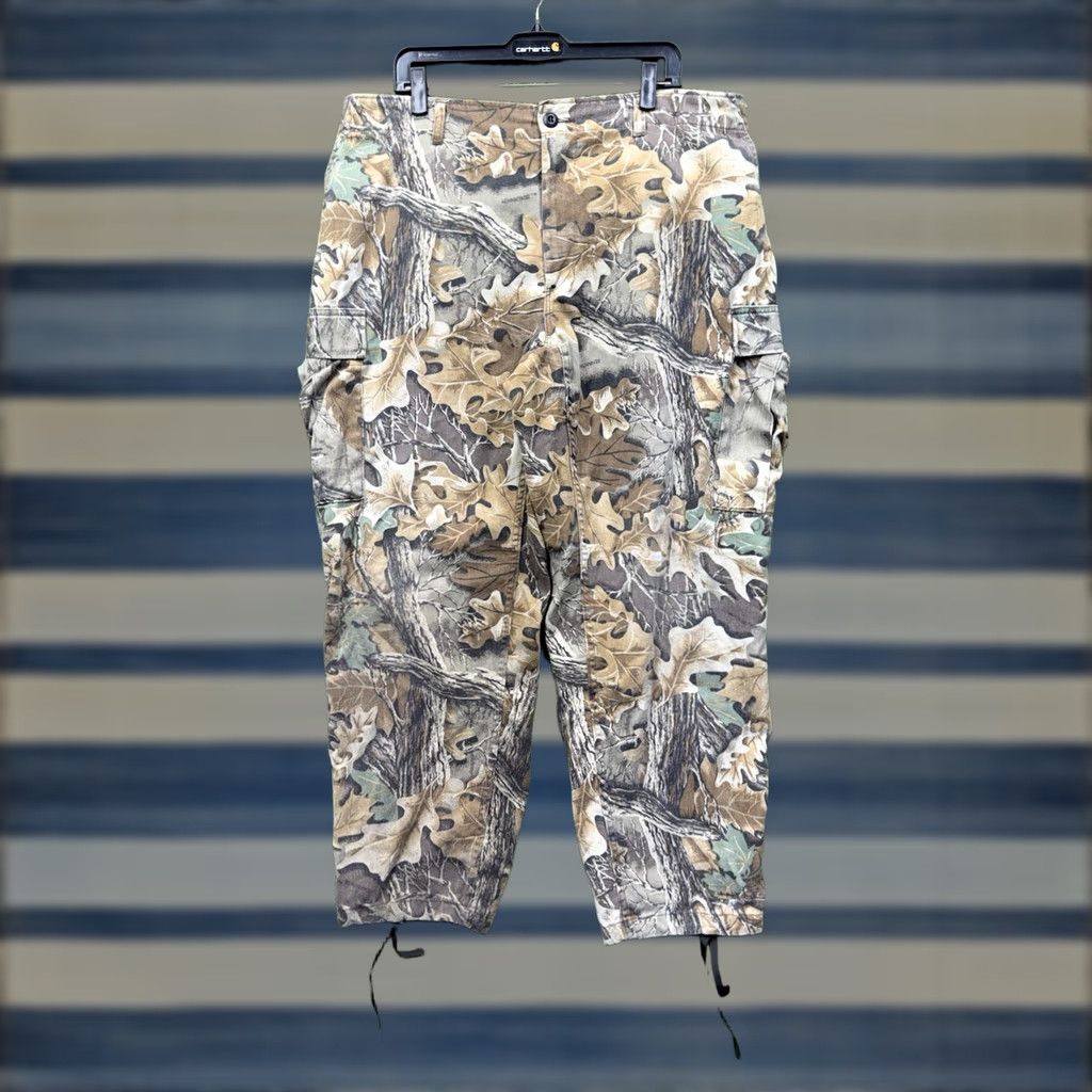 Vintage Mossy Oak Break Up Cargo Pants Mens 36x30 Brown Camouflage Cargo Straight 5-Pocket Canvas Cotton Polyester Pants Mens Size US 36 / EU 52 - 1 Thumbnail