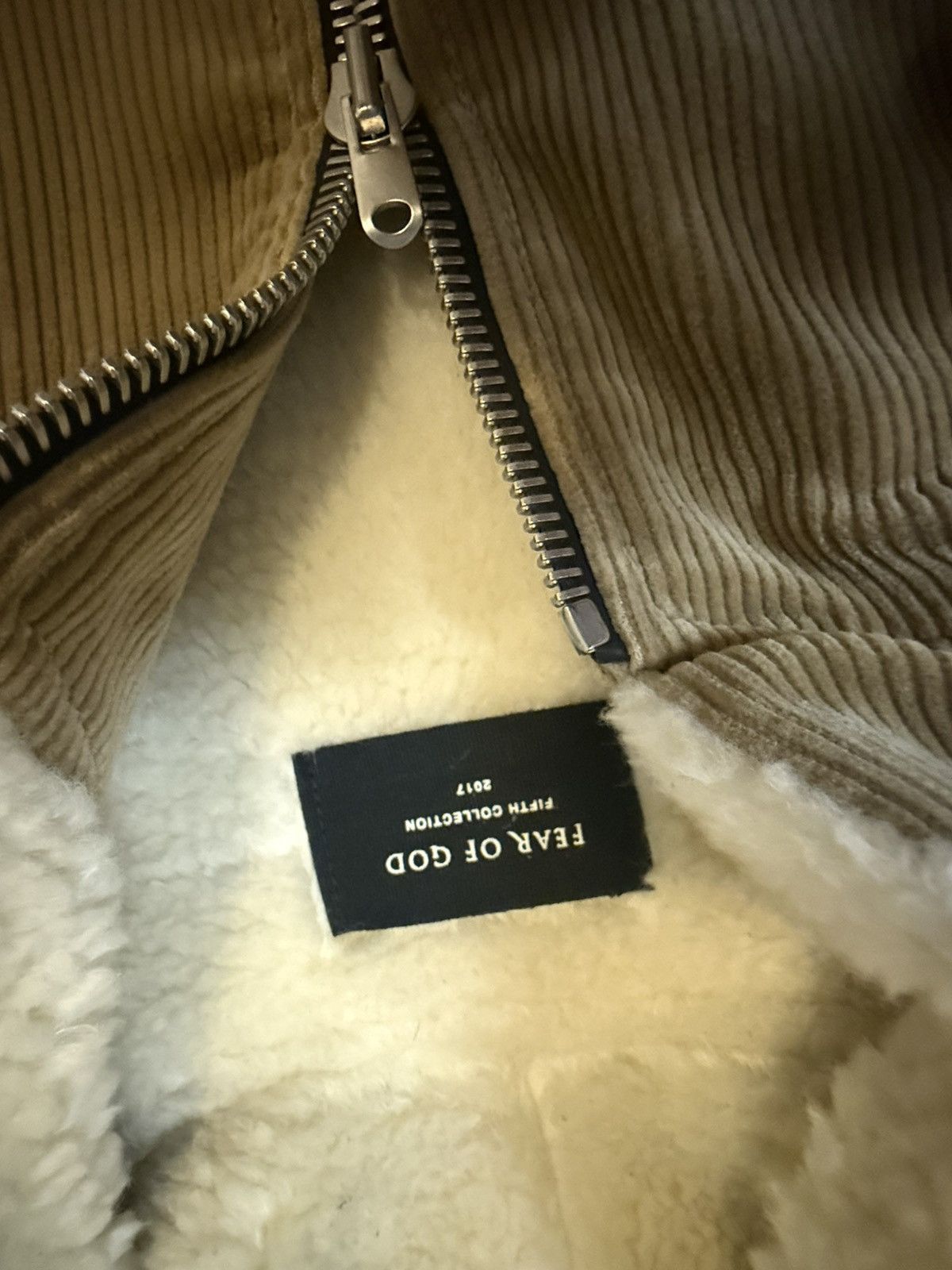 Fear of God Fear of god corduroy coat with fur inside Size US L / EU 52-54 / 3 - 2 Thumbnail