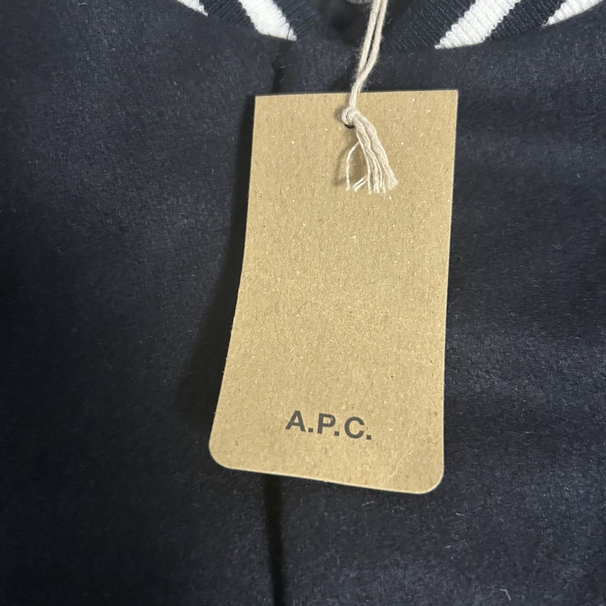 A.P.C. New A.P.C Micky Wool Bomber Jacket Navy Blue Size Small Size US S / EU 44-46 / 1 - 5 Thumbnail