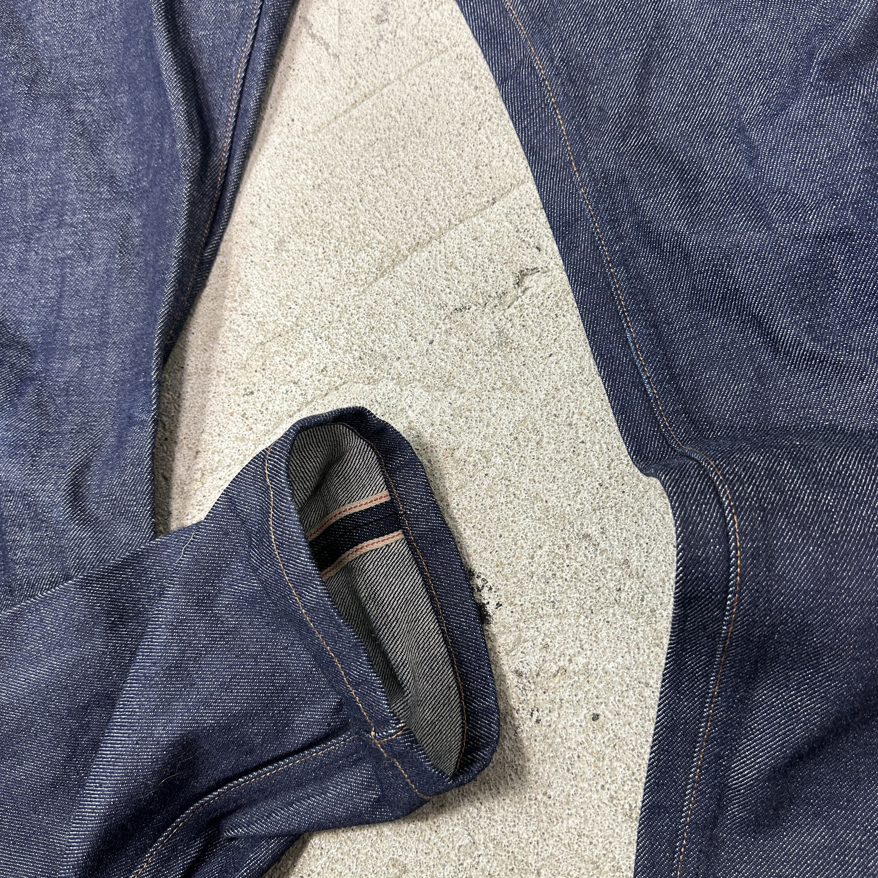 A.P.C. Vintage Denim Streetwear A.P.C. Selvegde Jeans Y2K Size 31" - 6 Thumbnail