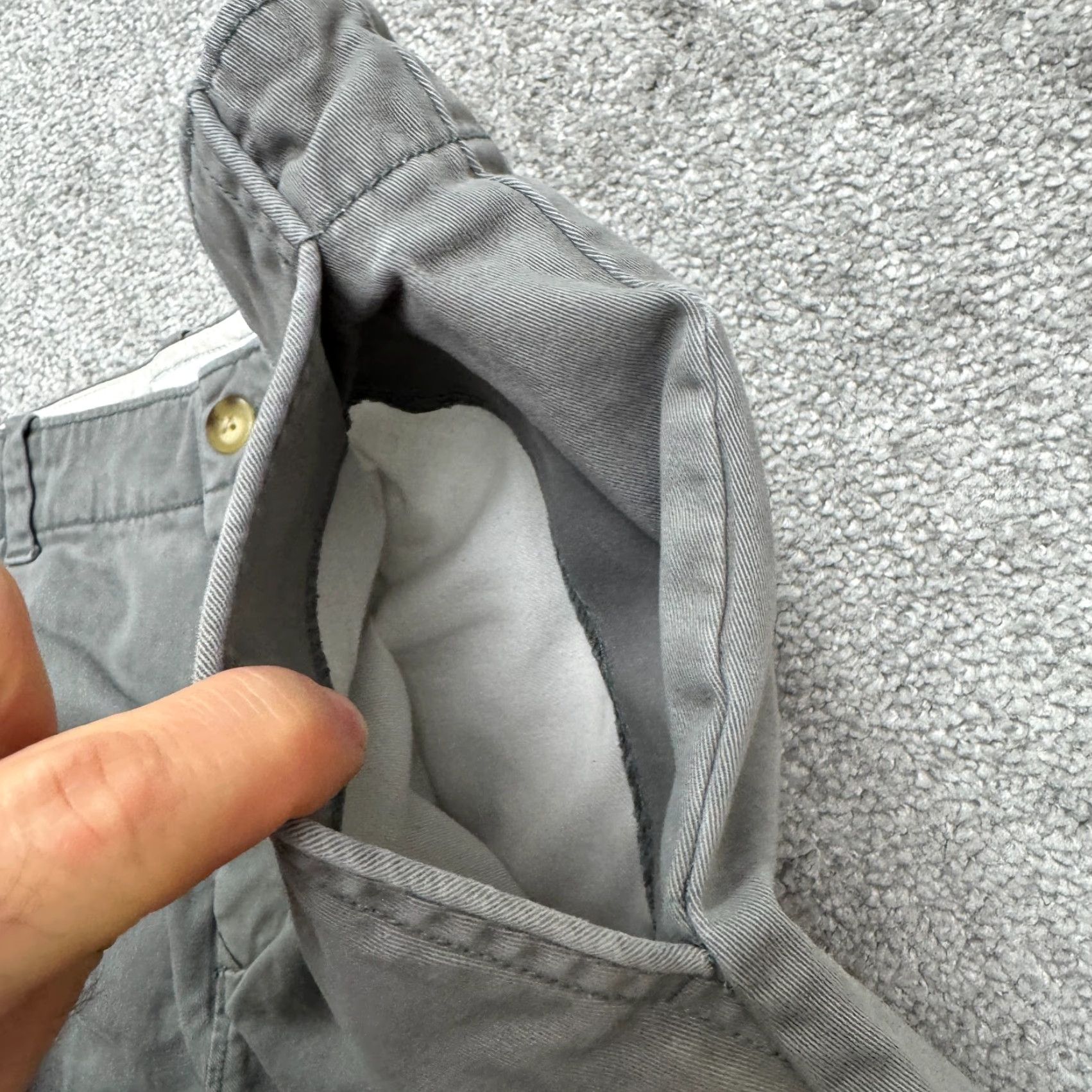Urban Outfitters Urban Outfitters Chino Pants Mens 30x32 Gray Slim Straight Cotton Work Size US 30 / EU 46 - 5 Thumbnail