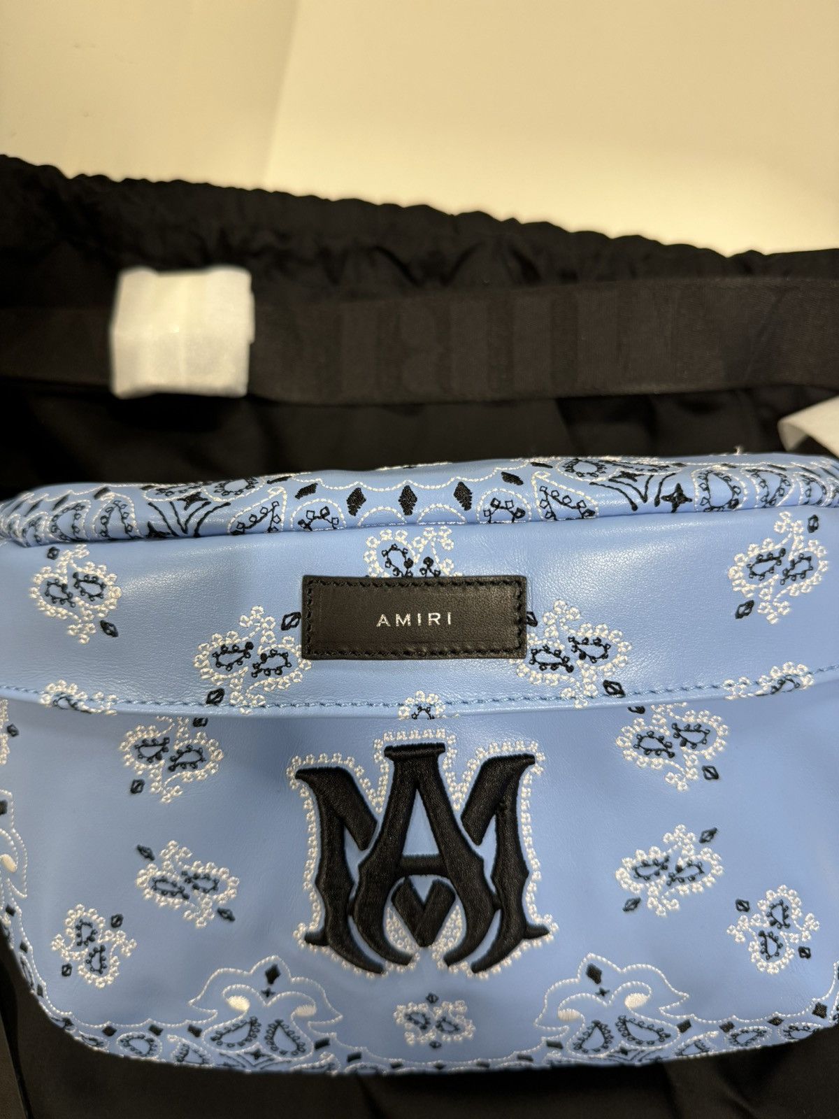 Amiri Amiri Bandana Nappa Leather Bumbag NEW 1800$ Size ONE SIZE - 3 Thumbnail