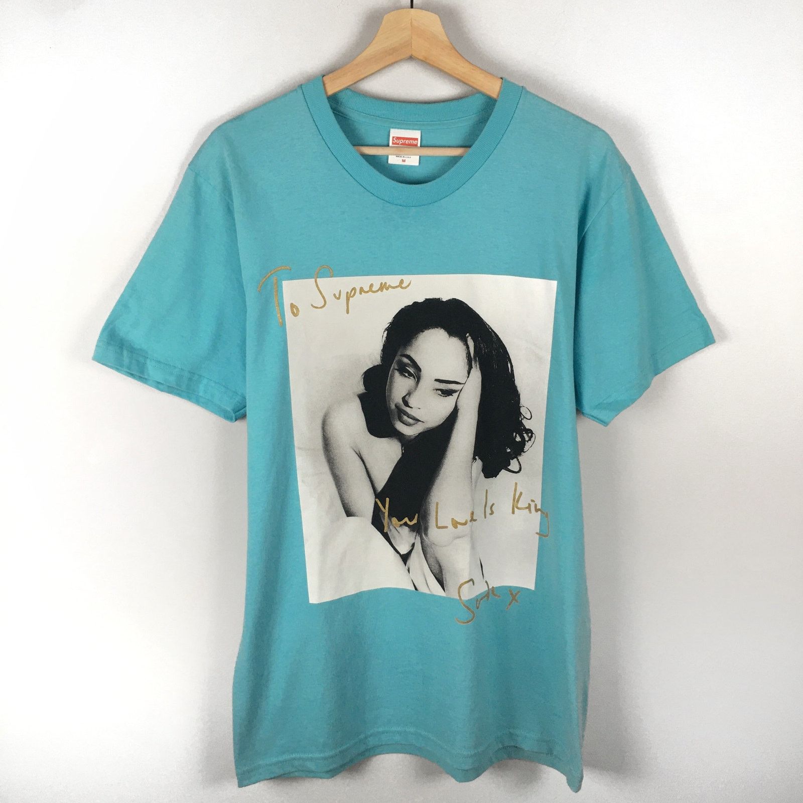 Supreme Sade Tee Aqua