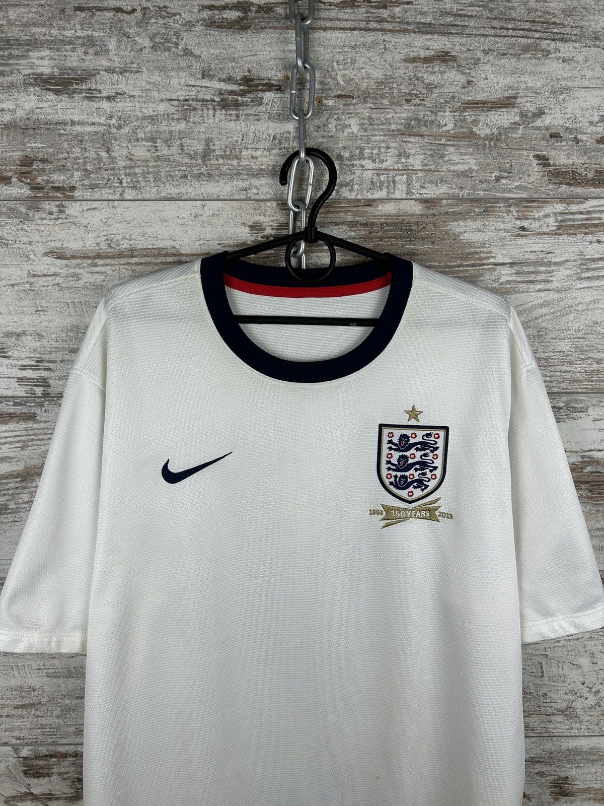 Nike Mens Vintage Nike England National Team T Shirt 150 years Size US XL / EU 56 / 4 - 3 Thumbnail