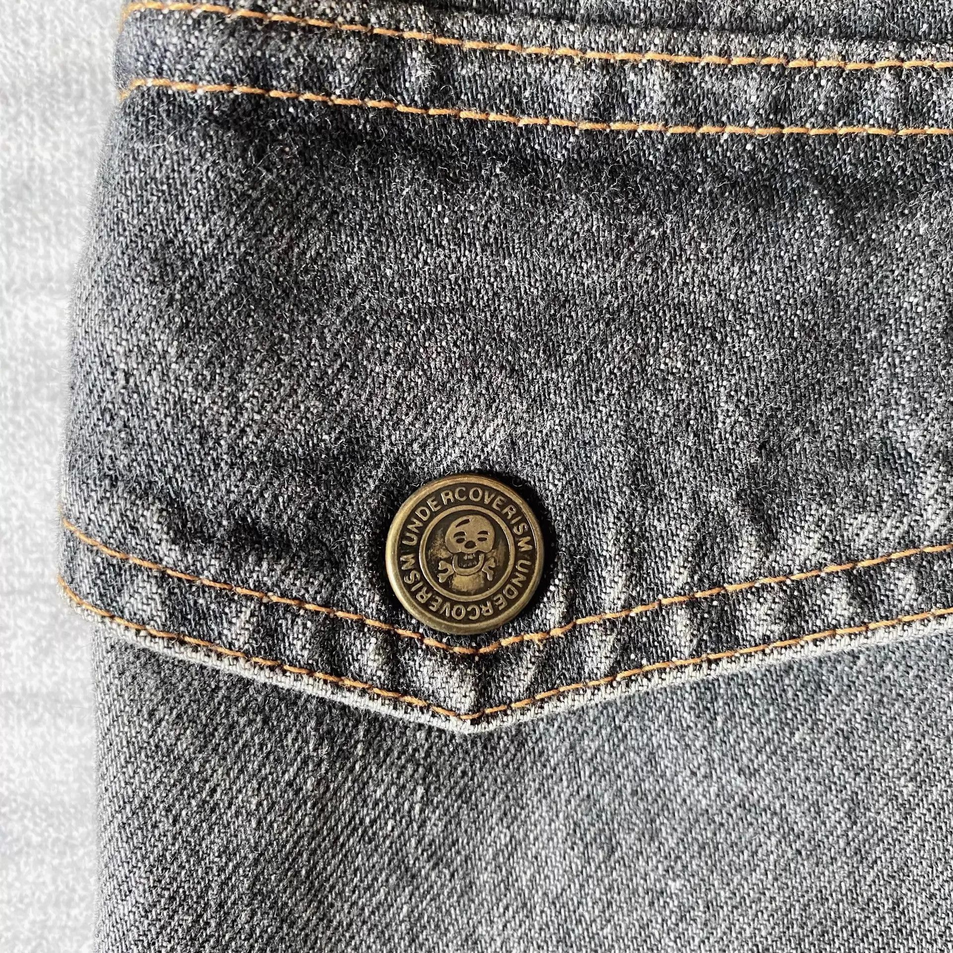 Undercover Undercover 02AW Witch Cross Zip Distressed Denim Pants Size US 32 / EU 48 - 5 Thumbnail