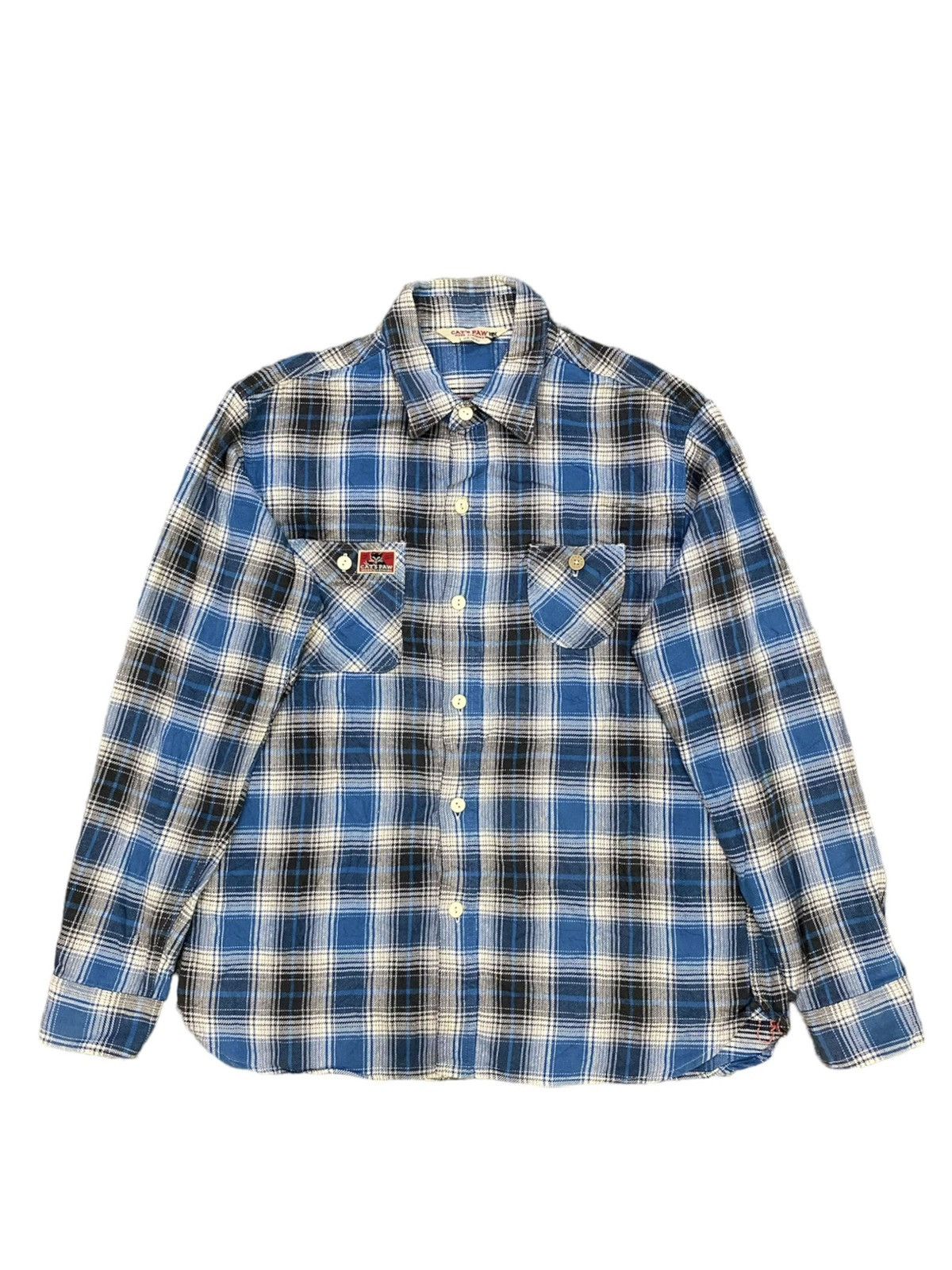 Cat’s Paw By Toyo Interprise Flannel Pocket Shirt