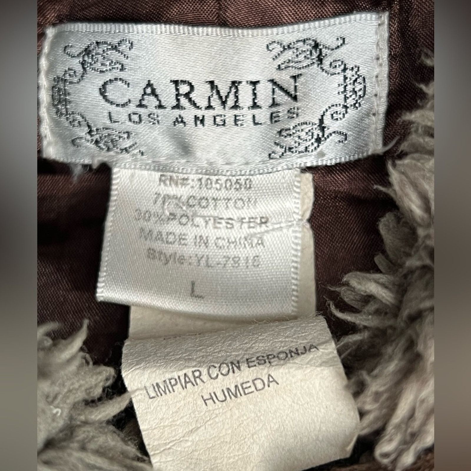 Carmina Carmin Low Angeles Woman's Jacket Brown Size LARGE CLEAN Size L / US 10 / IT 46 - 5 Thumbnail