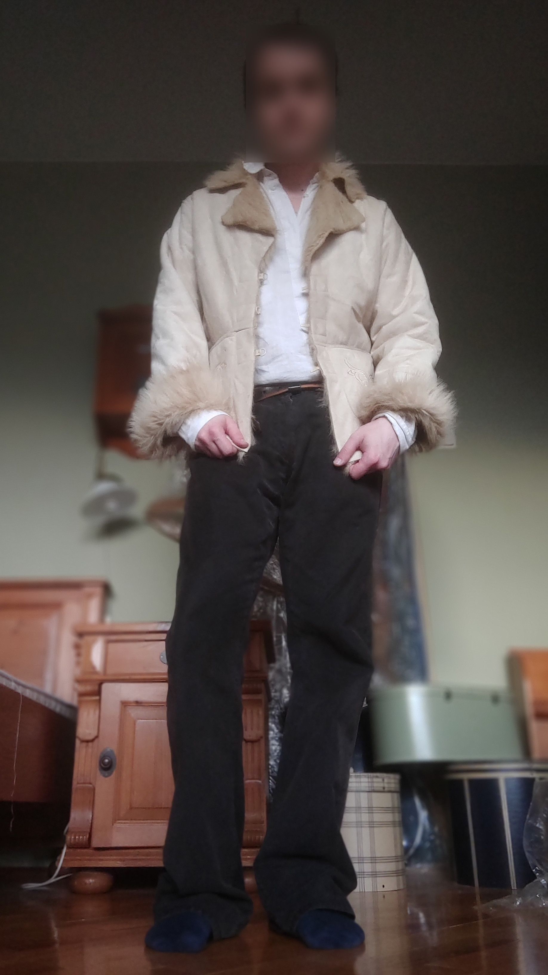 Japanese Brand × Vintage Flamboyant Fur Coat Reconstruct Alt Grunge Goth opium Faux Size US S / EU 44-46 / 1 - 7 Thumbnail